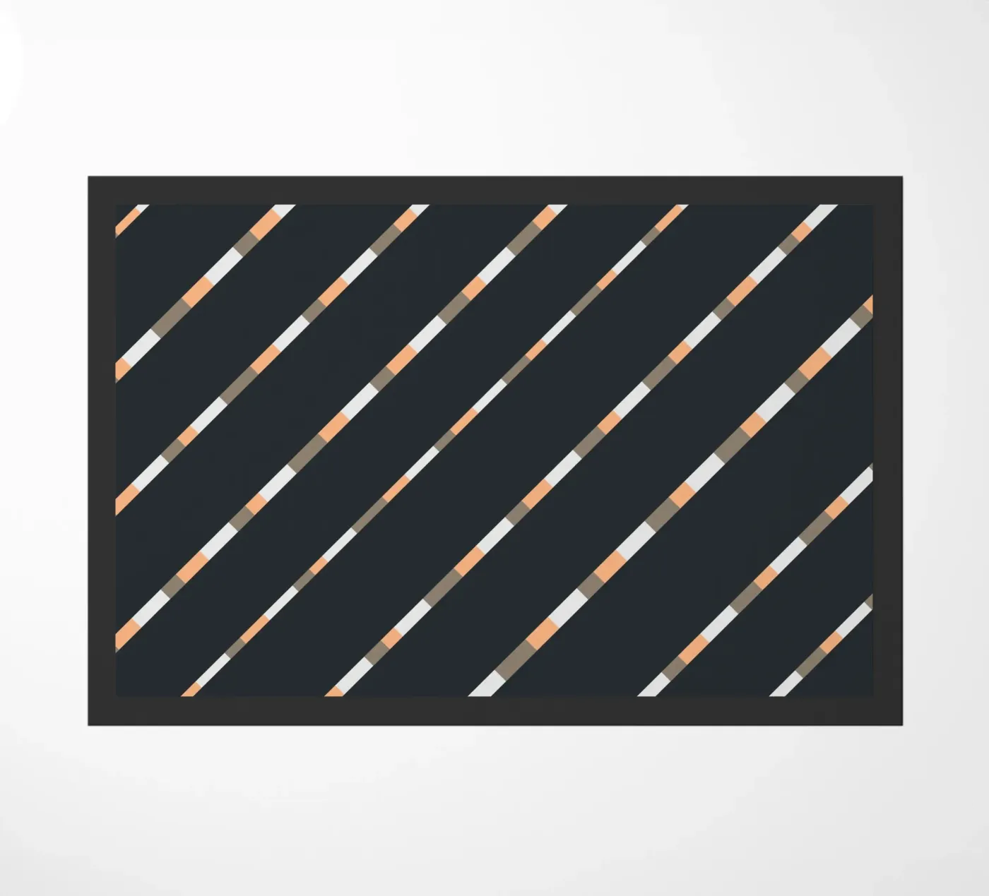 Weaving stripe pattern 05 doormat by Little Dean