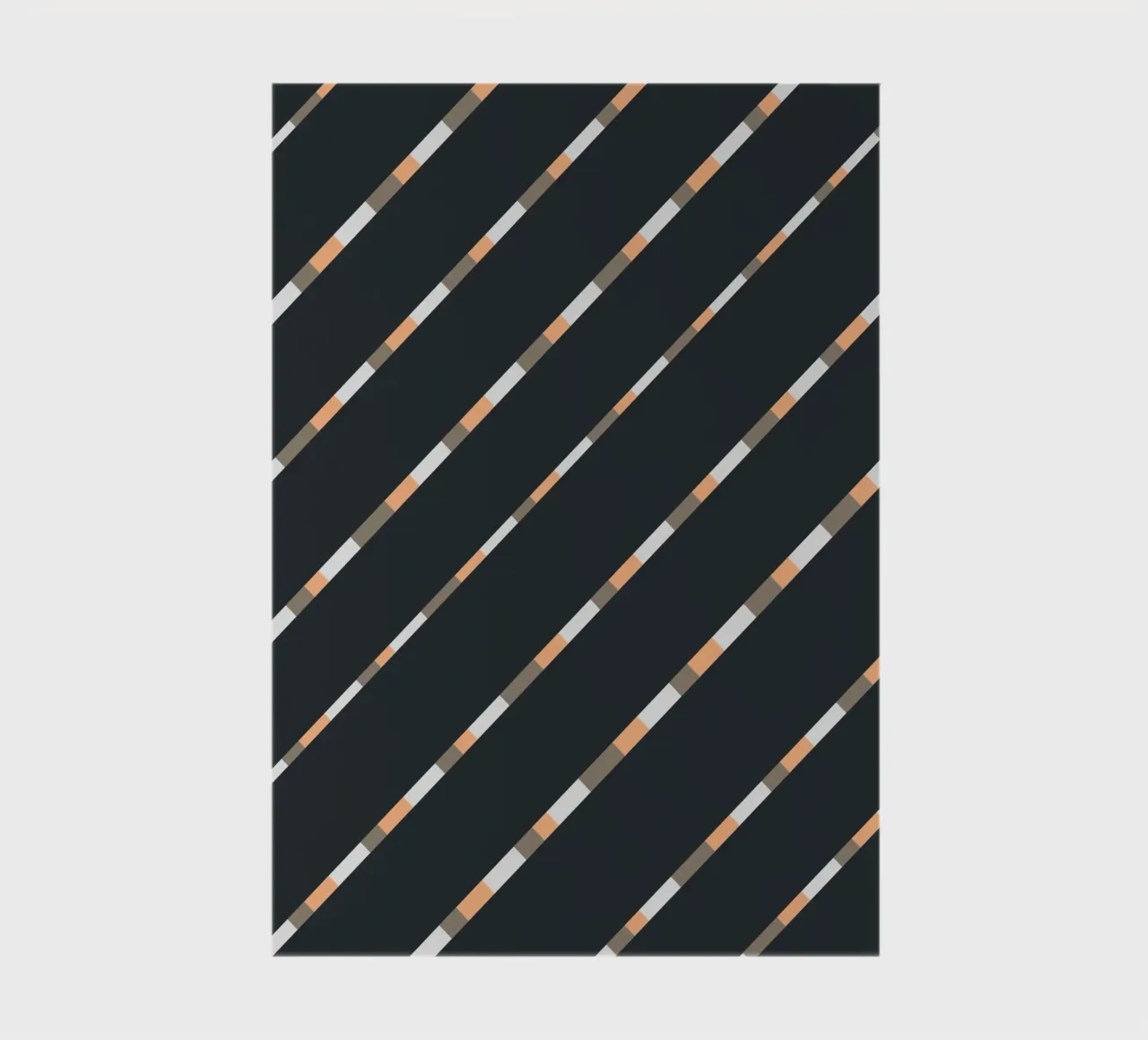 Weaving stripe pattern 05 notebook by Little Dean