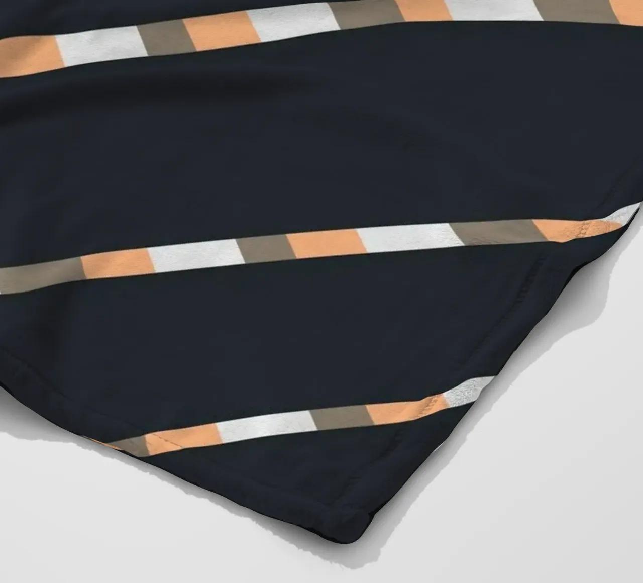 Tessitura a righe 05 coperta in pile da Little Dean