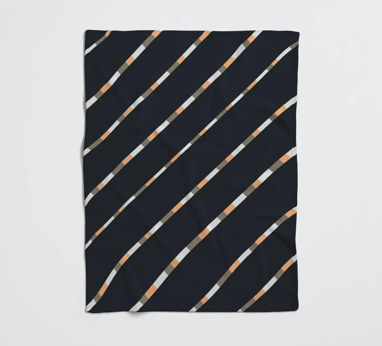 Tessitura a righe 05 coperta in pile da Little Dean