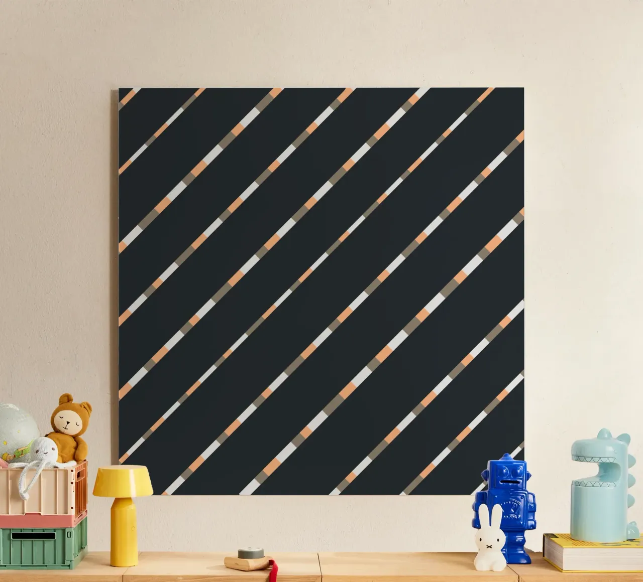 Weaving stripe pattern 05 plexiglass da Little Dean