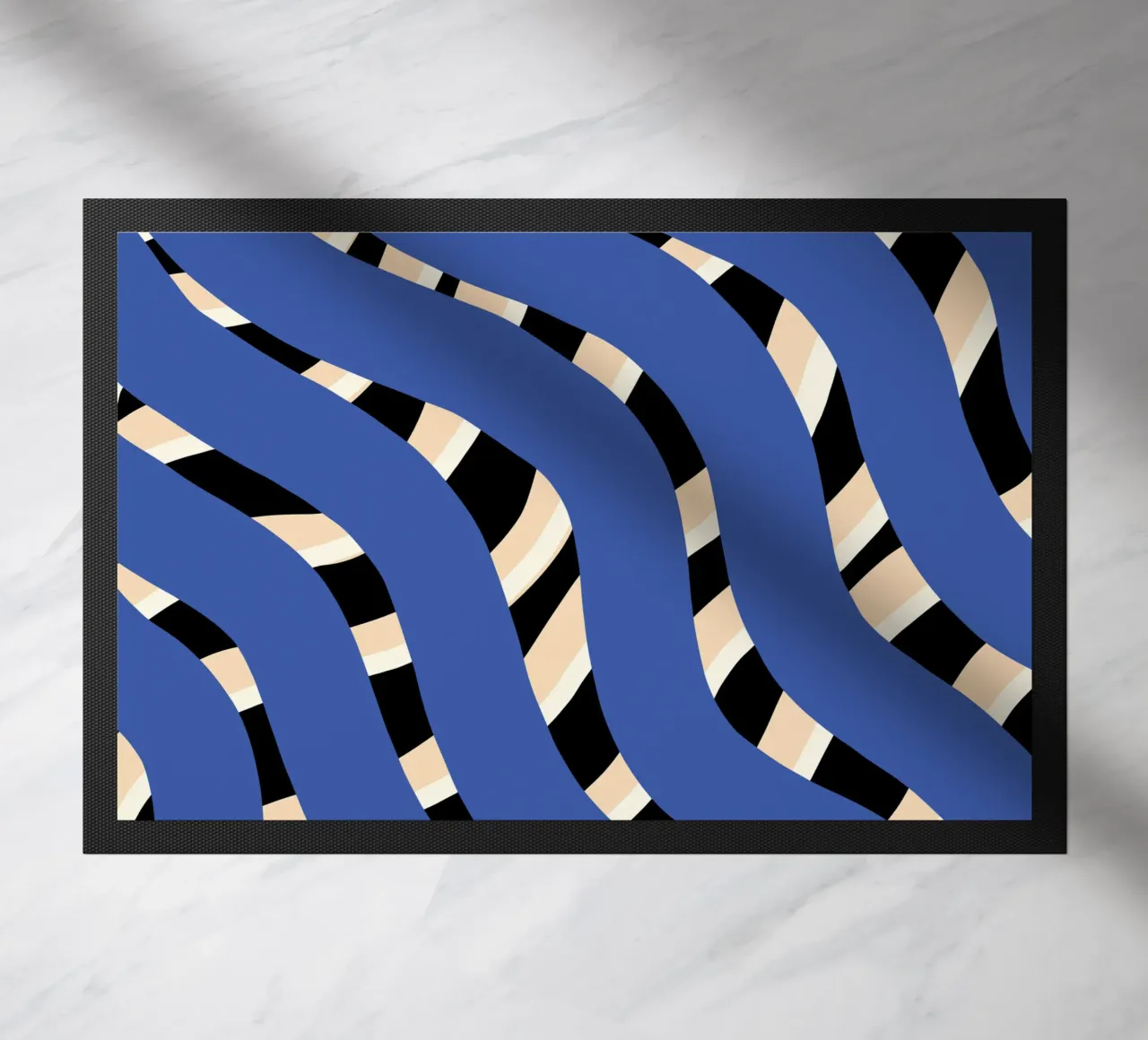 Tessitura a righe 06 zerbino da Little Dean