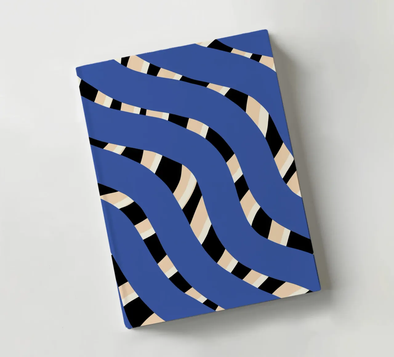 Weaving stripe pattern 06 notebook by Little Dean