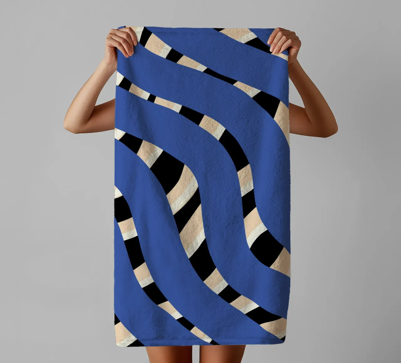 Weaving stripe pattern 06 towel by Little Dean