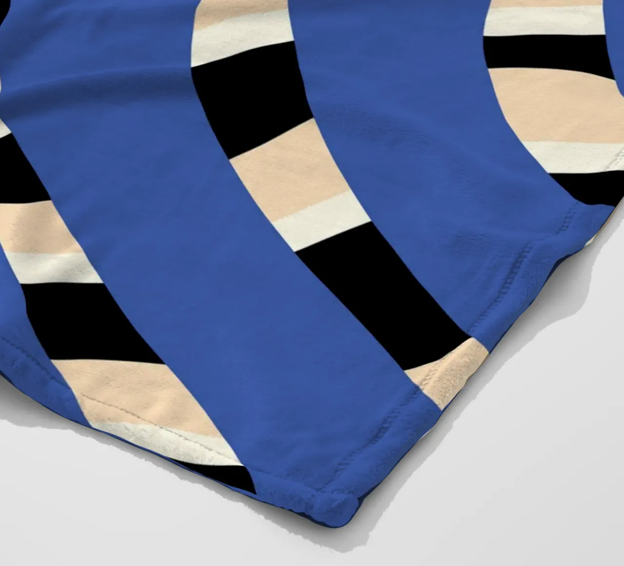 Tessitura a righe 06 coperta in pile da Little Dean