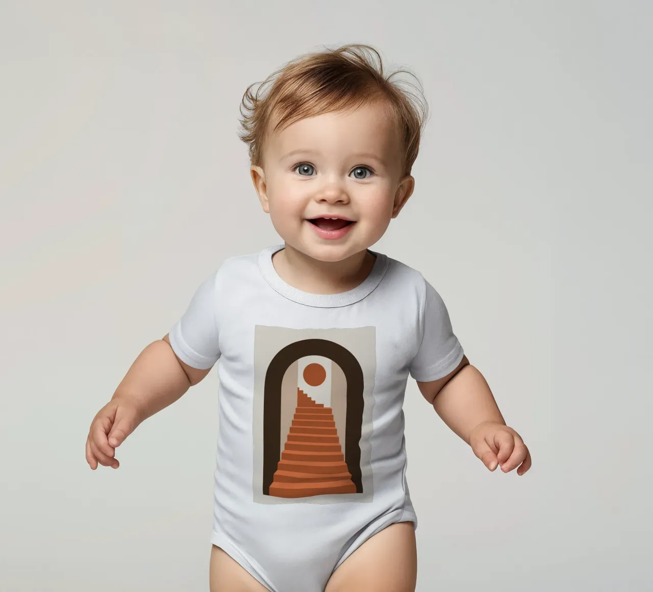 Desert Steps to Archway body neonato maniche corte da LisaArtes