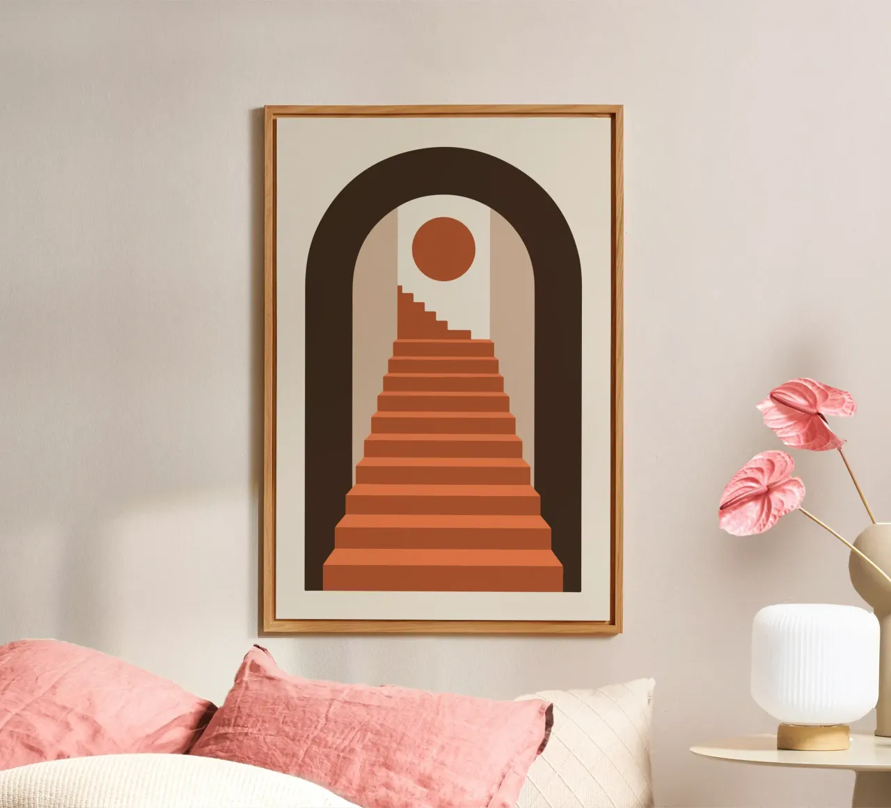 Desert Steps to Archway alluminio dibond da LisaArtes