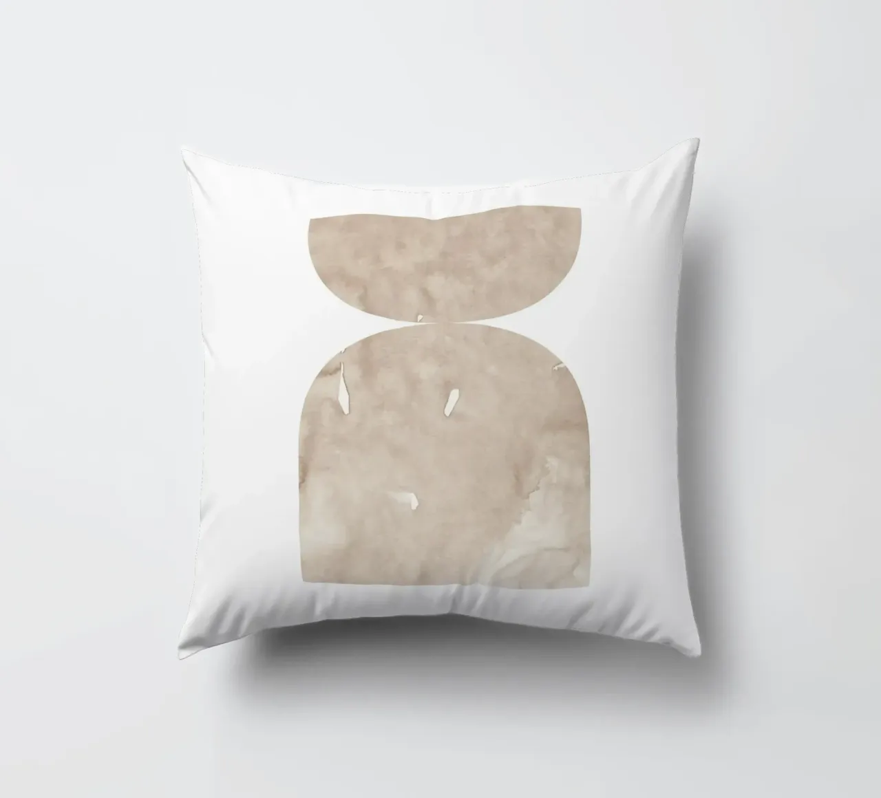 Forme geometriche ad acquerello 1 cuscino da NouveauPrints