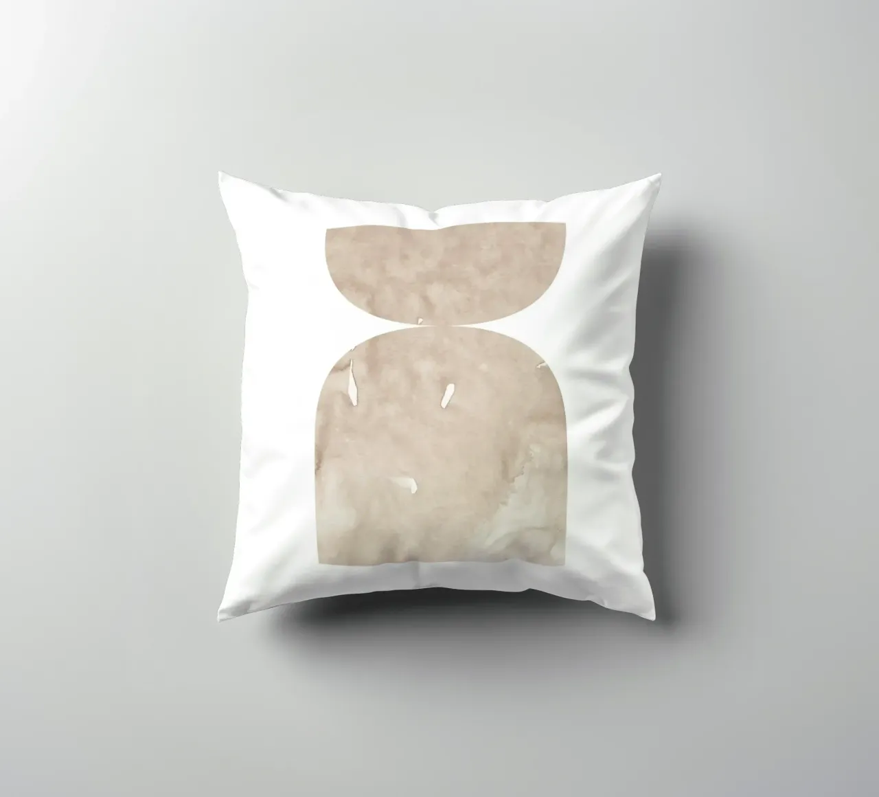 Forme geometriche ad acquerello 1 cuscino da NouveauPrints