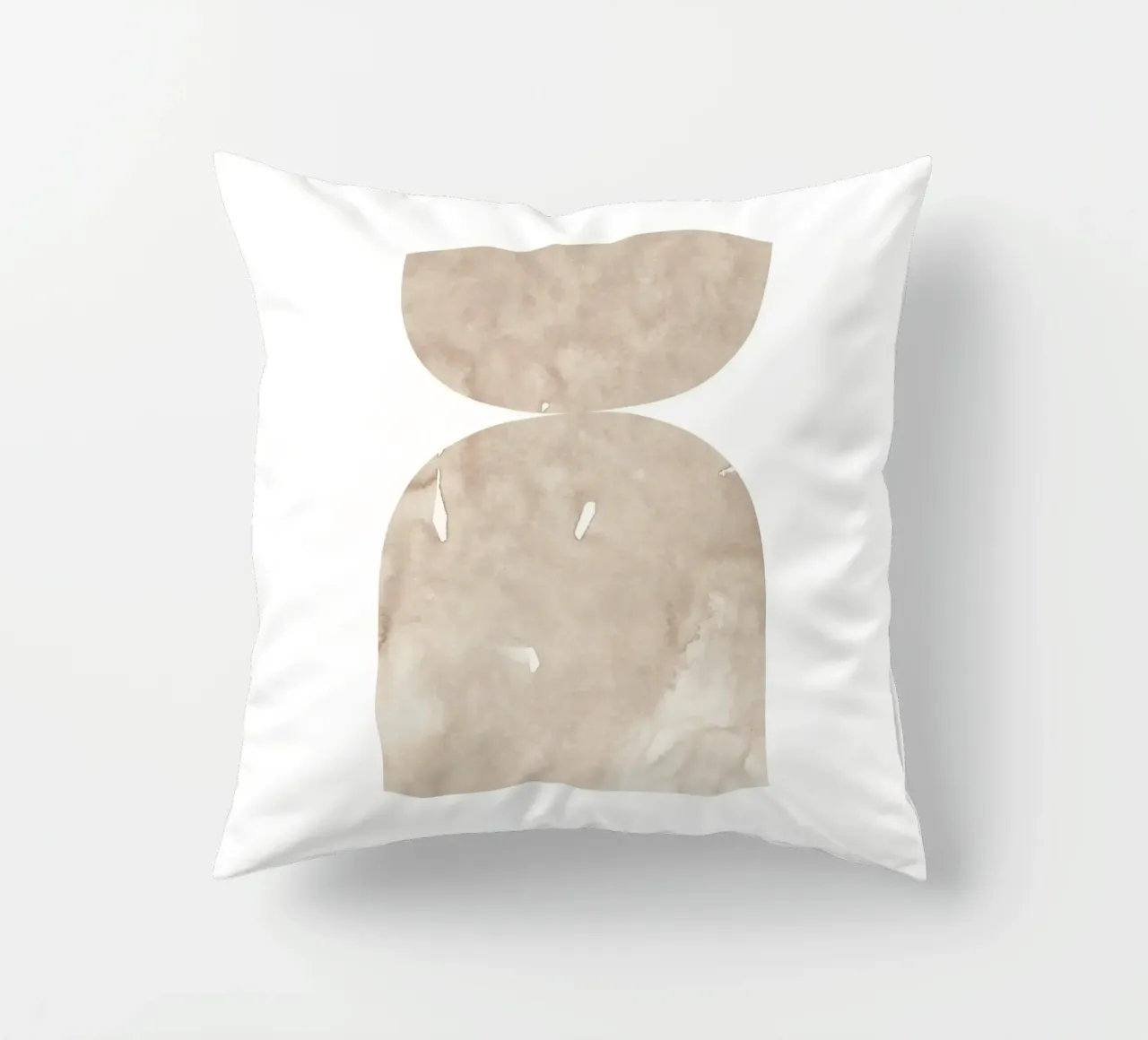 Forme geometriche ad acquerello 1 cuscino da NouveauPrints