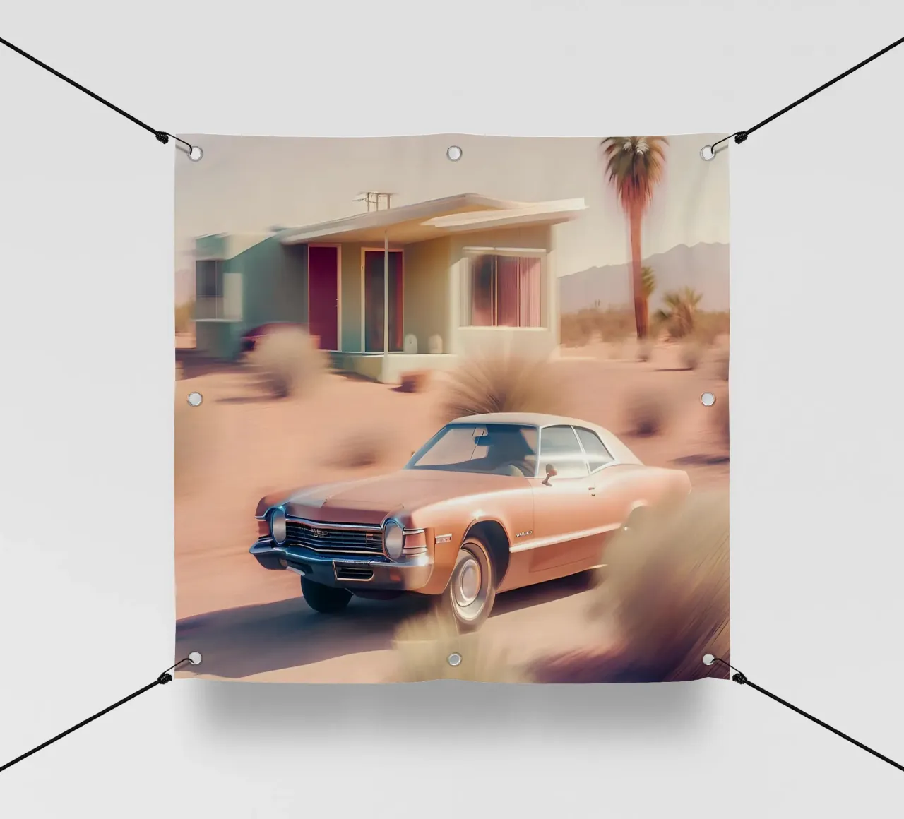 Californian Style telo in pvc da ICONICA Art Studio