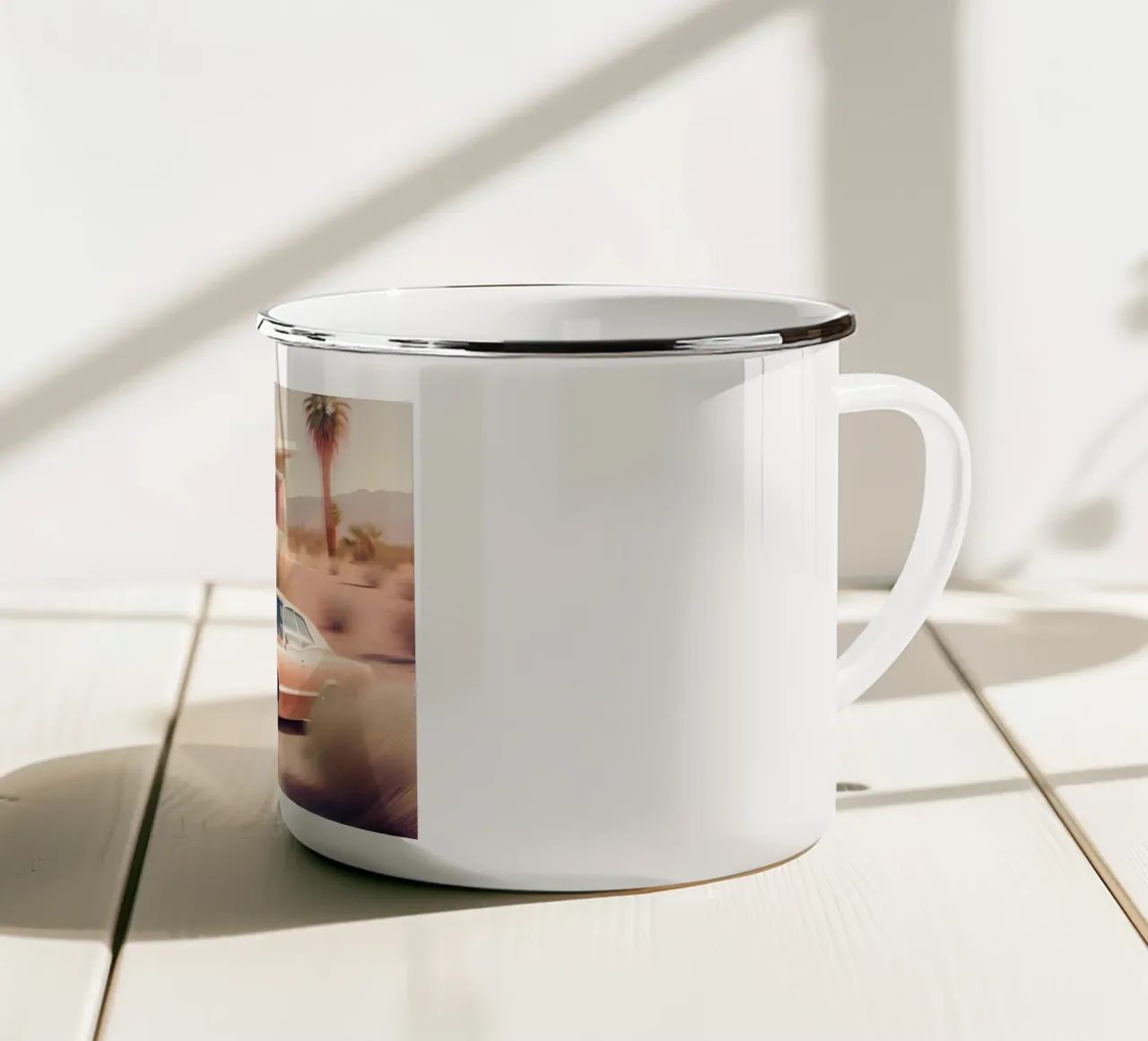 Californian Style tazza in smalto da ICONICA Art Studio