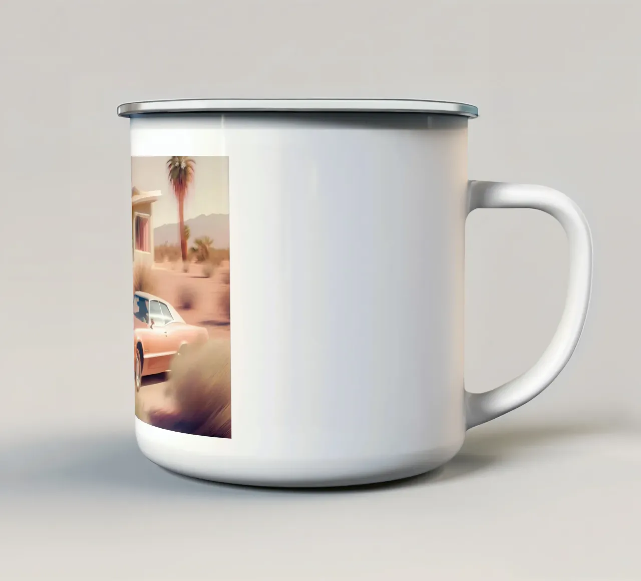 Californian Style tazza in smalto da ICONICA Art Studio
