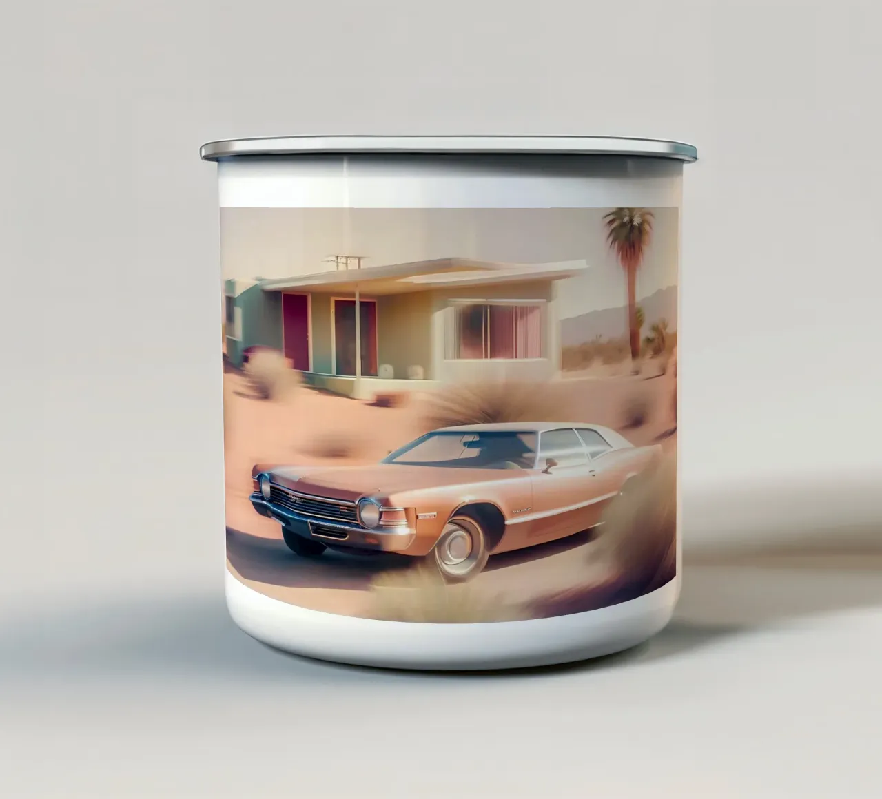 Californian Style tazza in smalto da ICONICA Art Studio