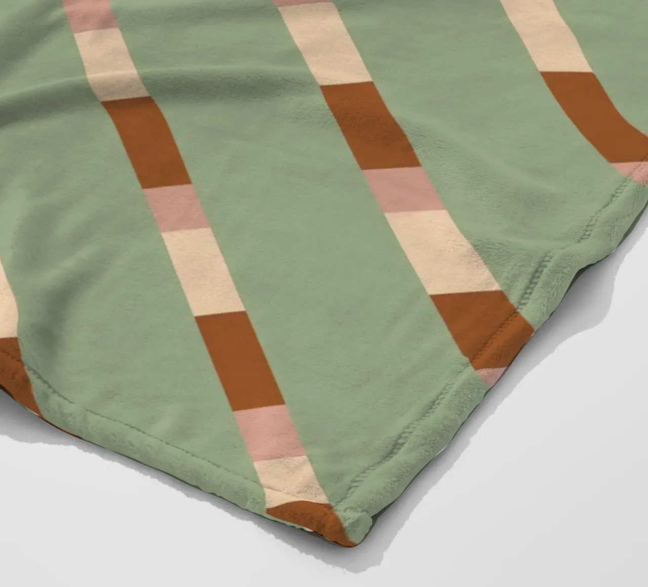 Wevend streeppatroon 07 fleecedeken van Little Dean