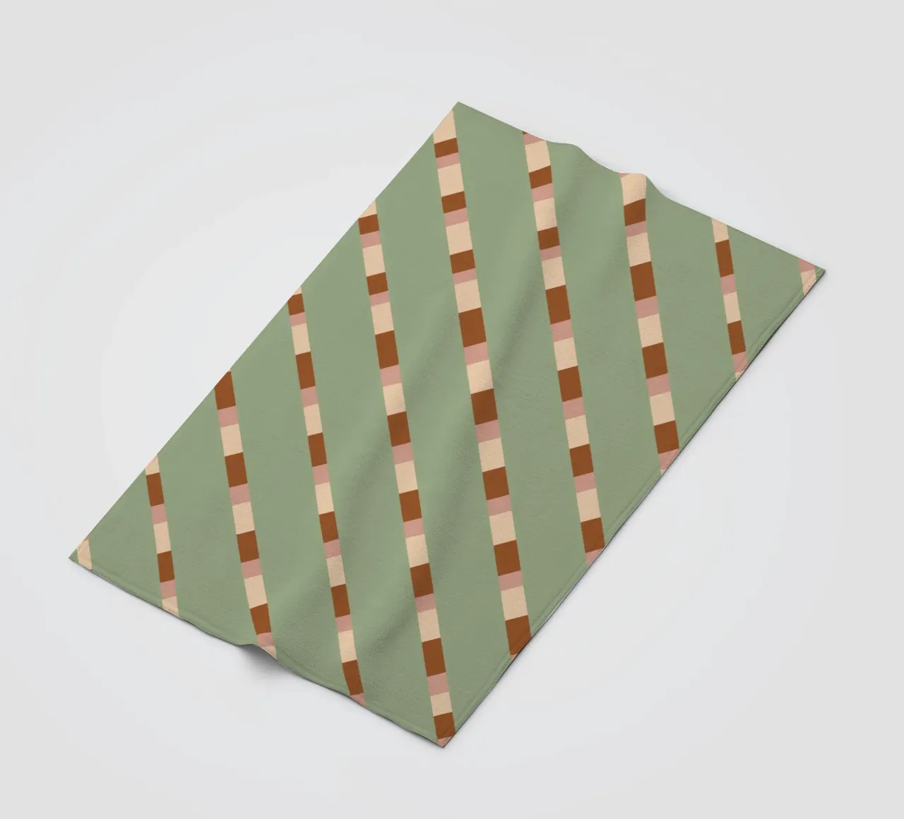Tessitura a righe 07 coperta in pile da Little Dean