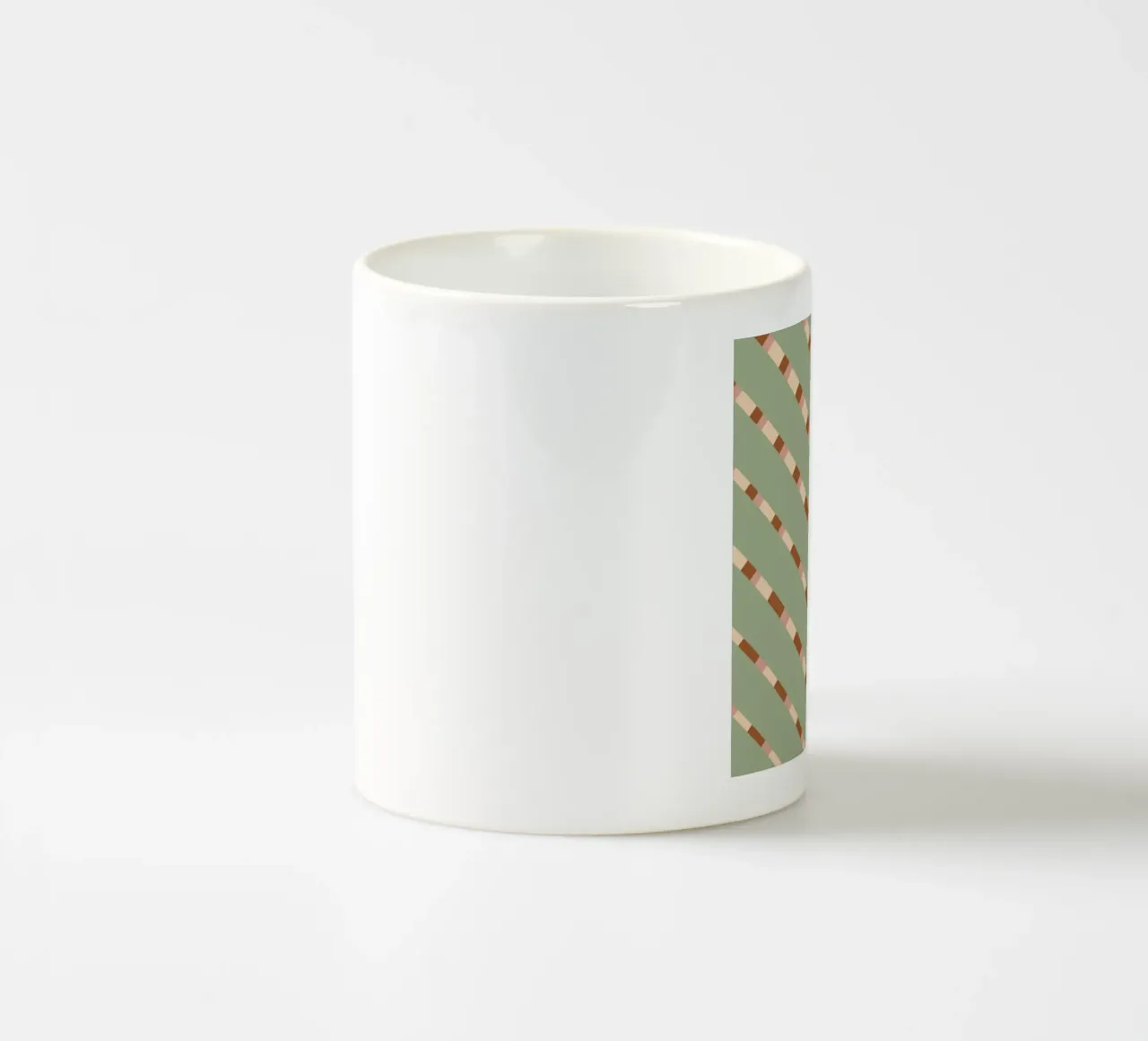Tessitura a righe 07 tazza in ceramica da Little Dean