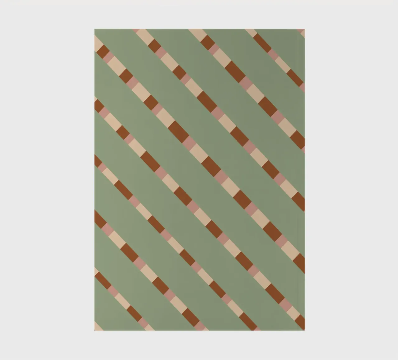 Weaving stripe pattern 07 notebook by Little Dean