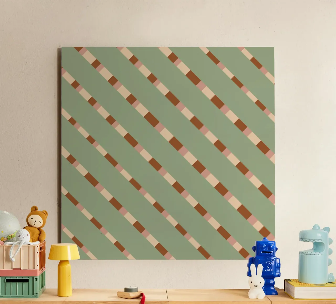 Tessitura a righe 07 alluminio dibond da Little Dean