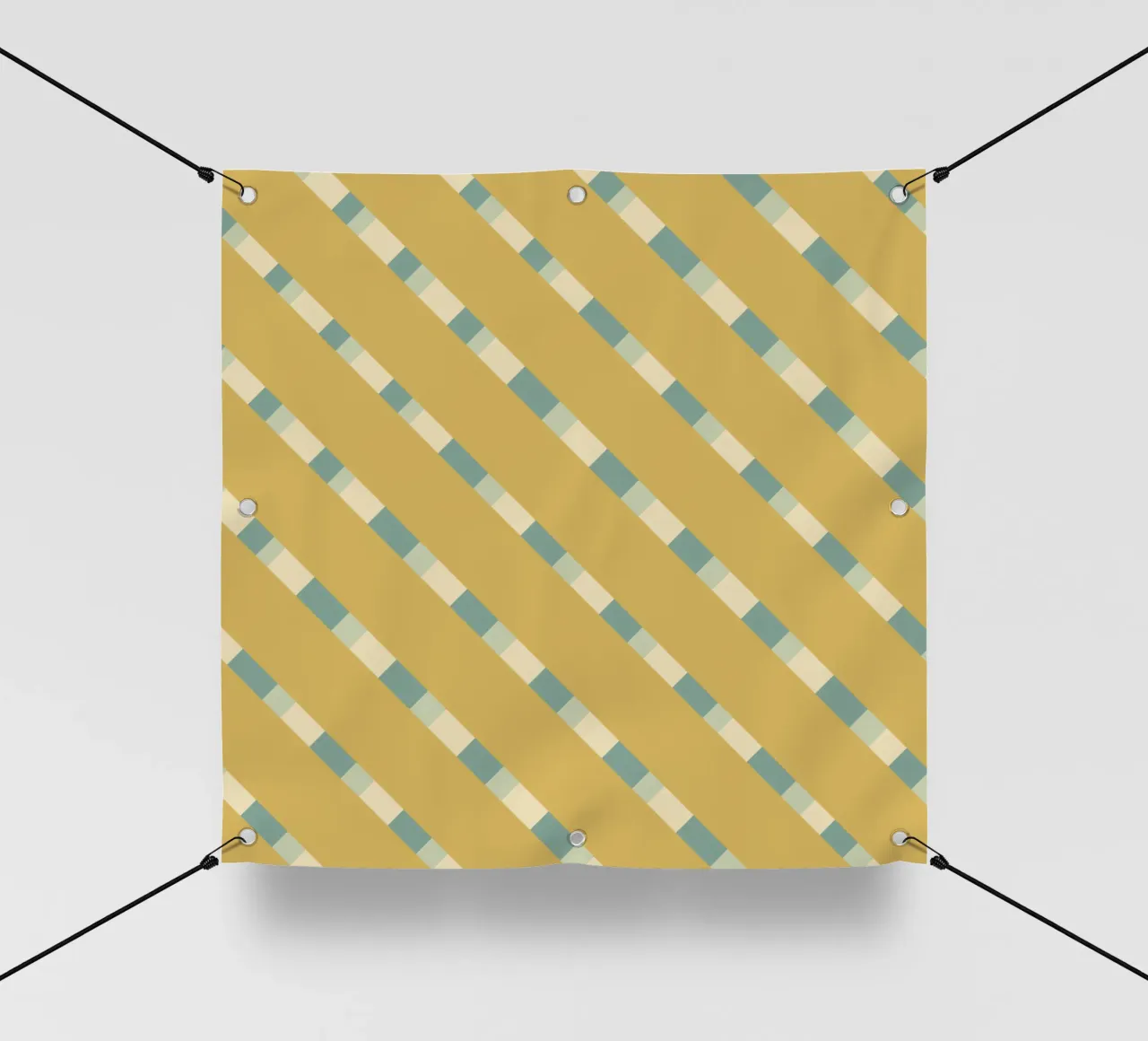 Tessitura a righe 08 telo in pvc da Little Dean