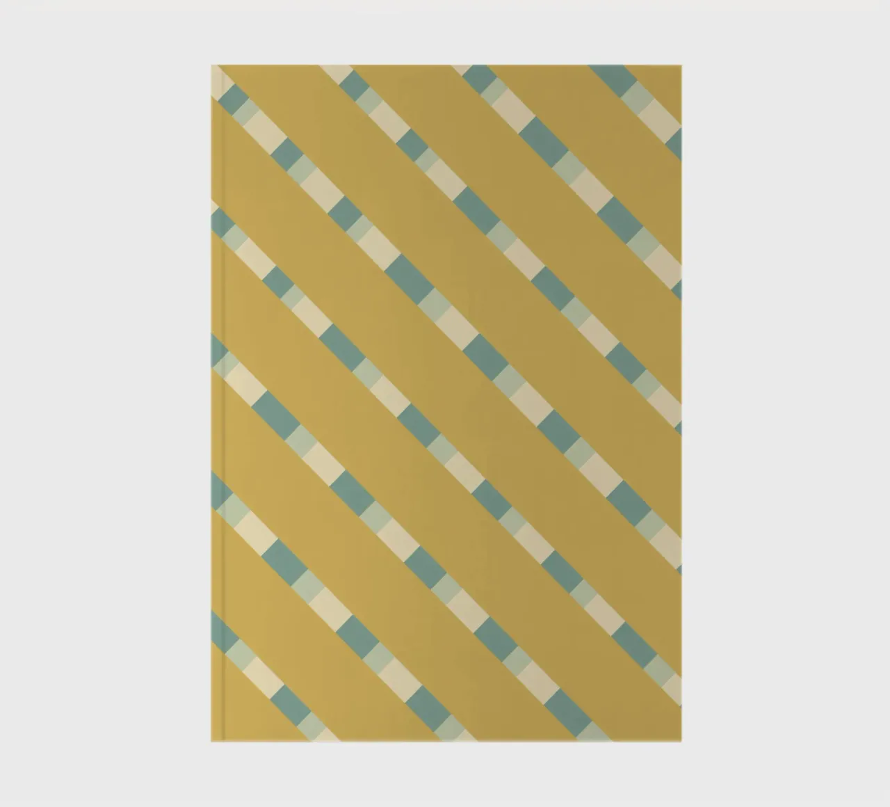 Weaving stripe pattern 08 notebook by Little Dean