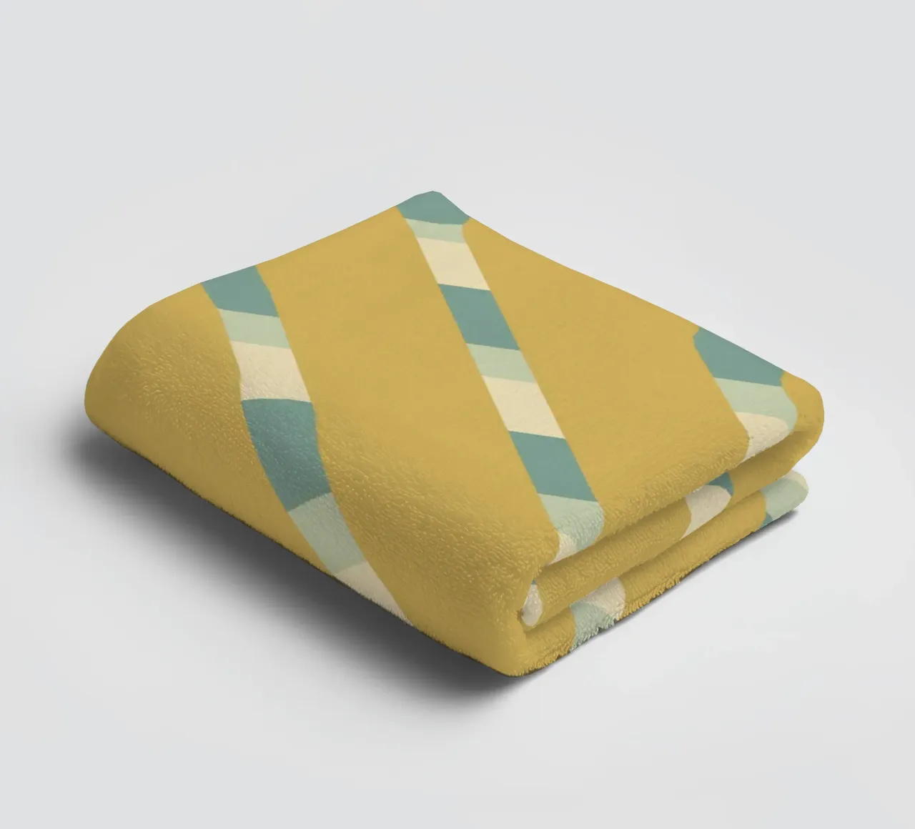 Weaving stripe pattern 08 towel by Little Dean