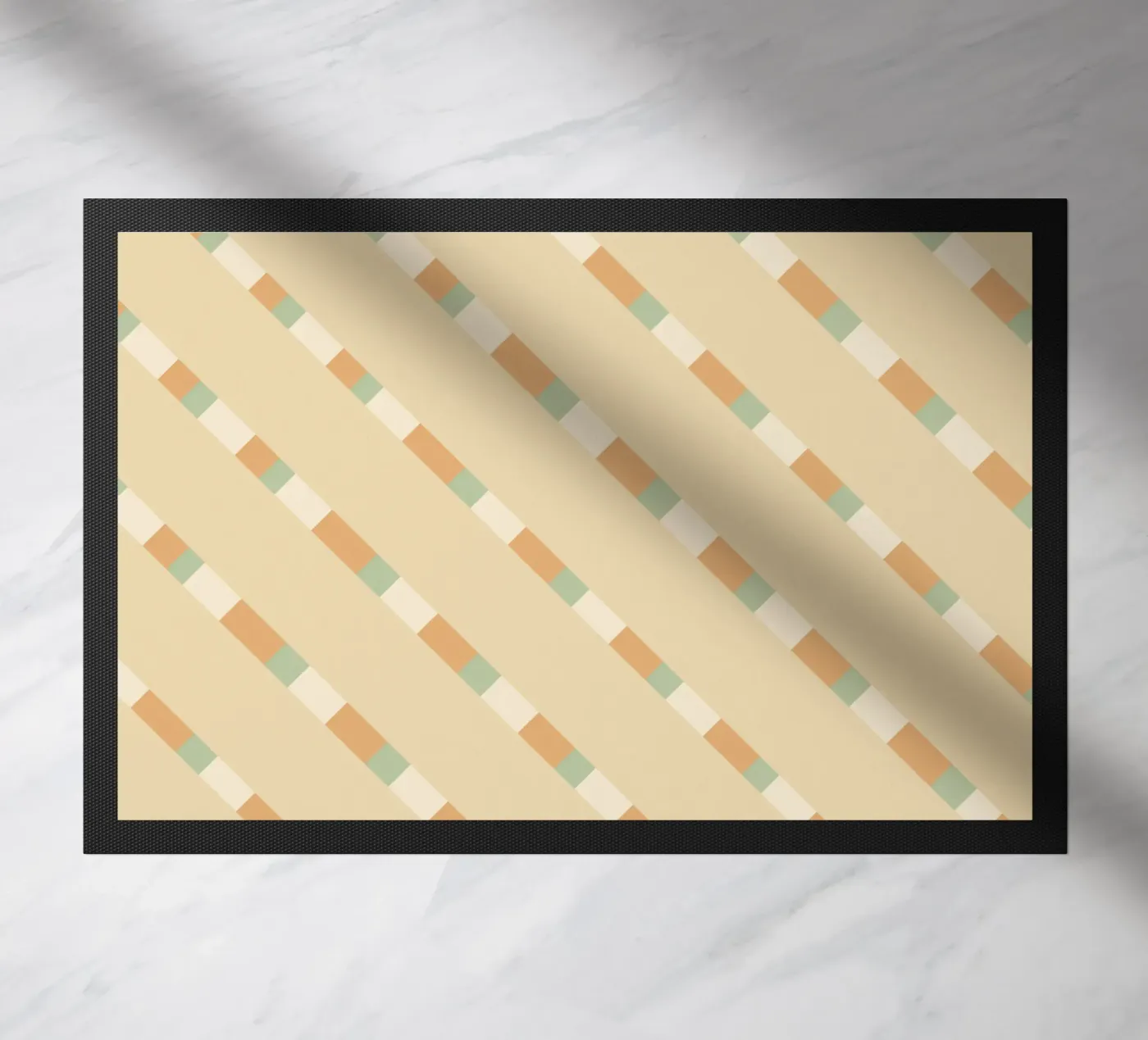 Weaving stripe pattern 09 doormat by Little Dean