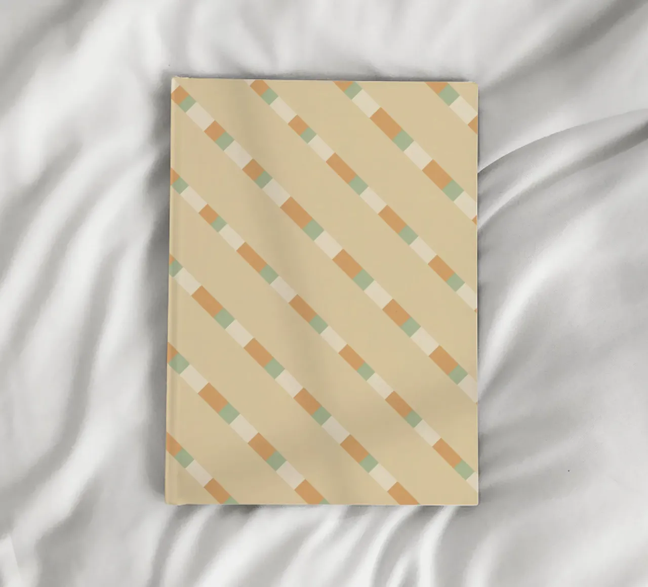 Weaving stripe pattern 09 notebook by Little Dean