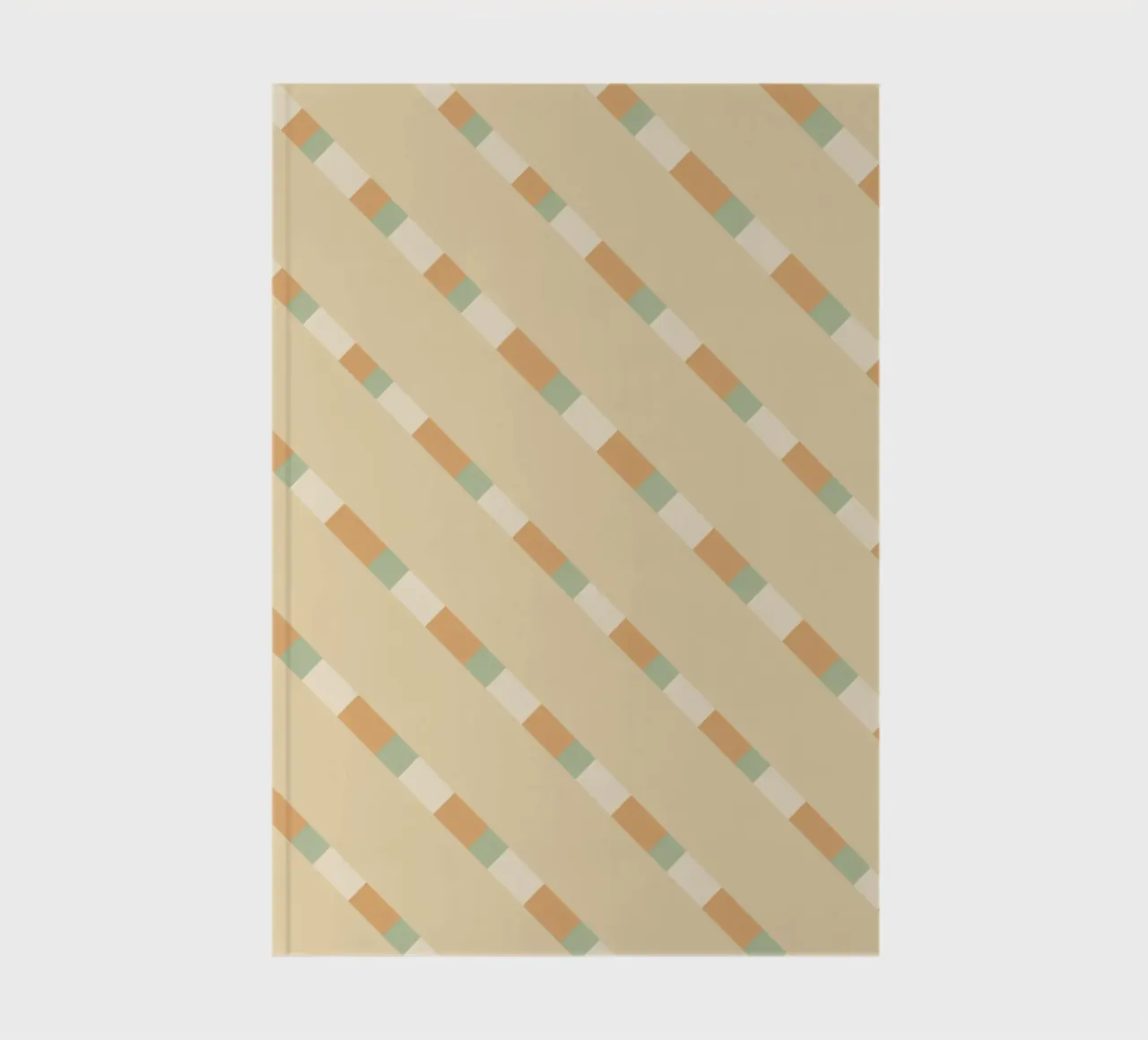 Weaving stripe pattern 09 notebook by Little Dean