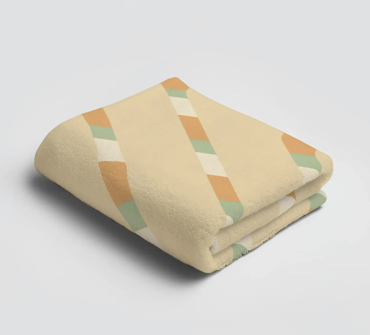 Weaving stripe pattern 09 towel by Little Dean