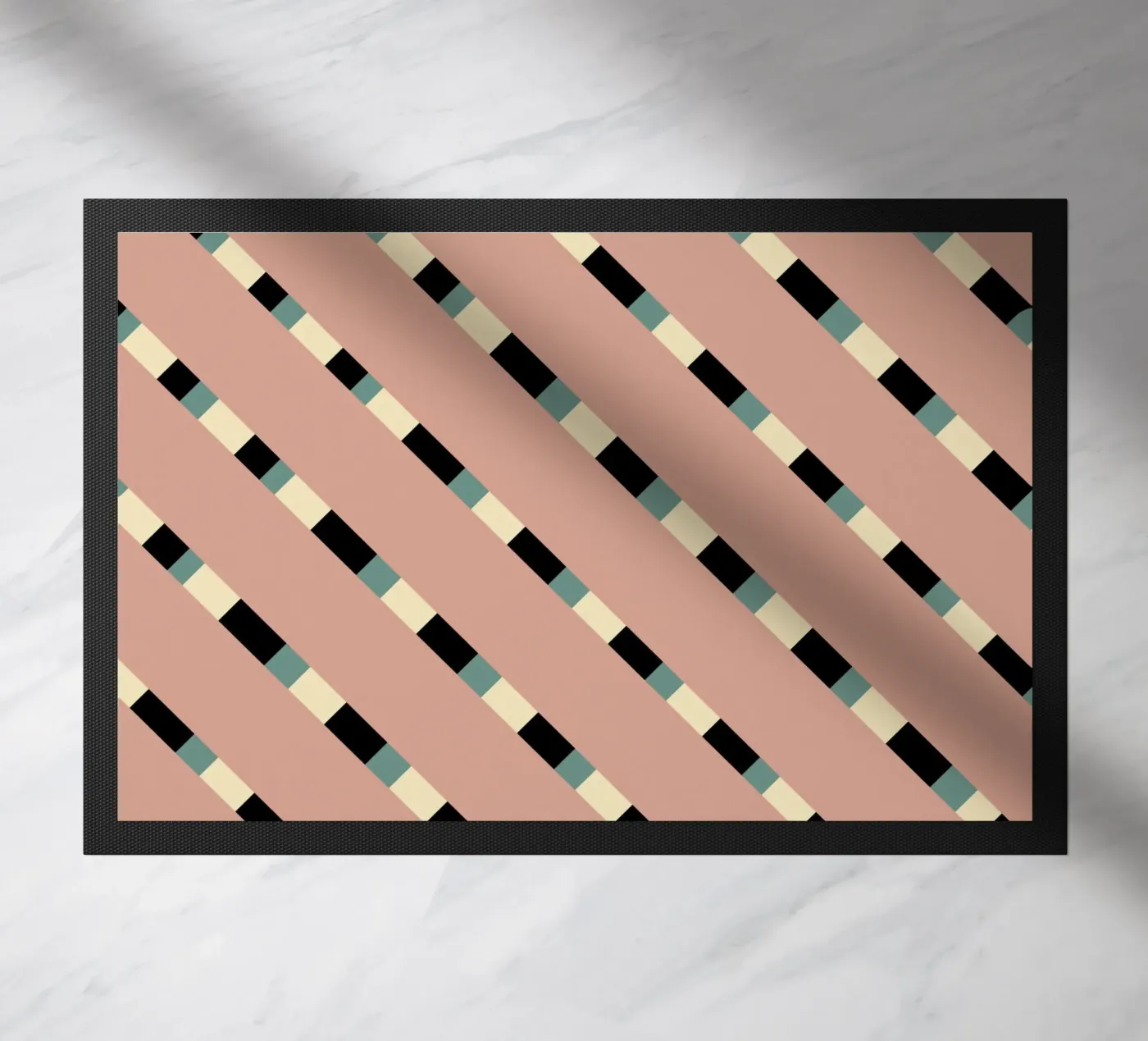 Weaving stripe pattern 10 doormat by Little Dean