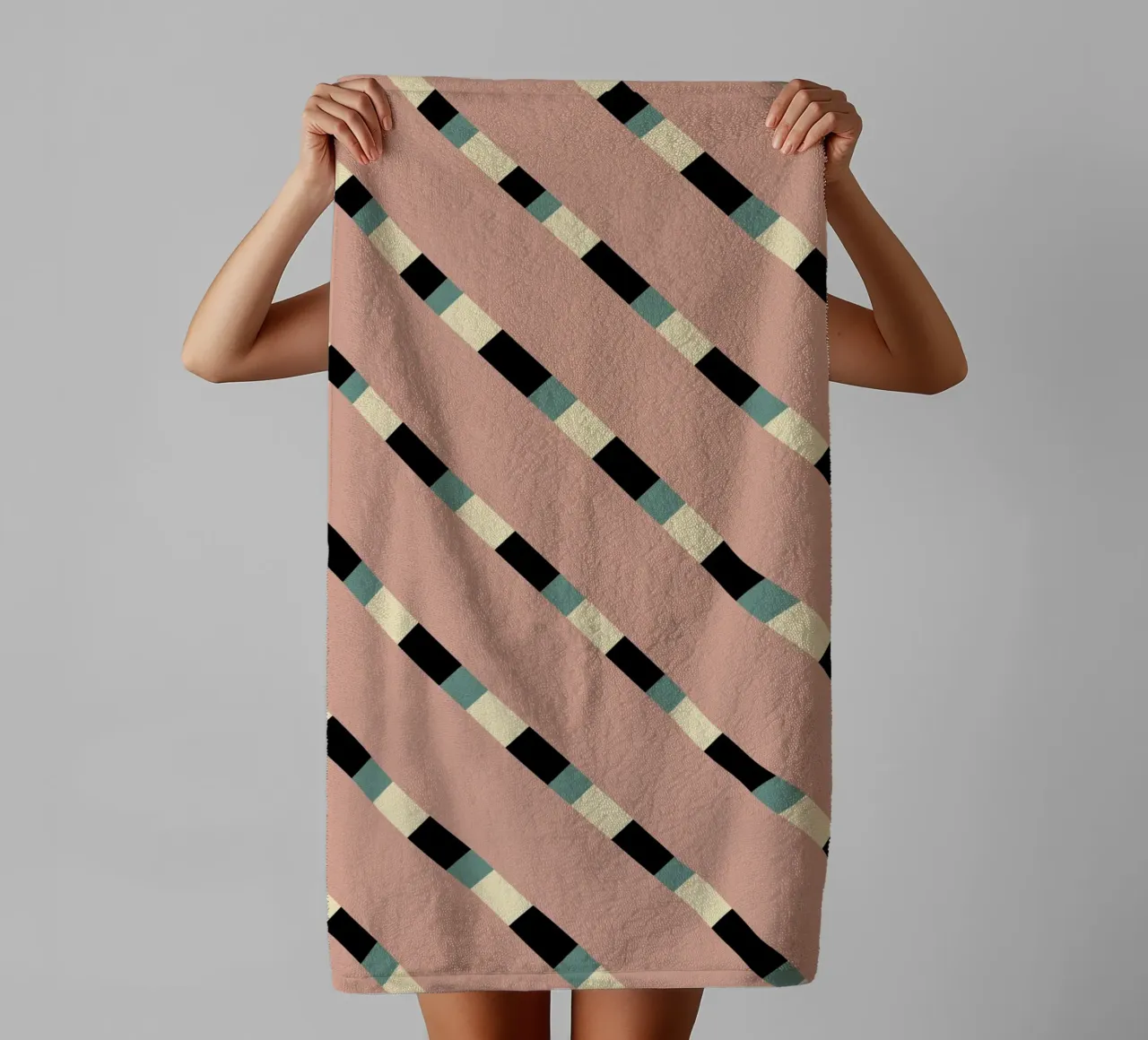 Weaving stripe pattern 10 towel by Little Dean