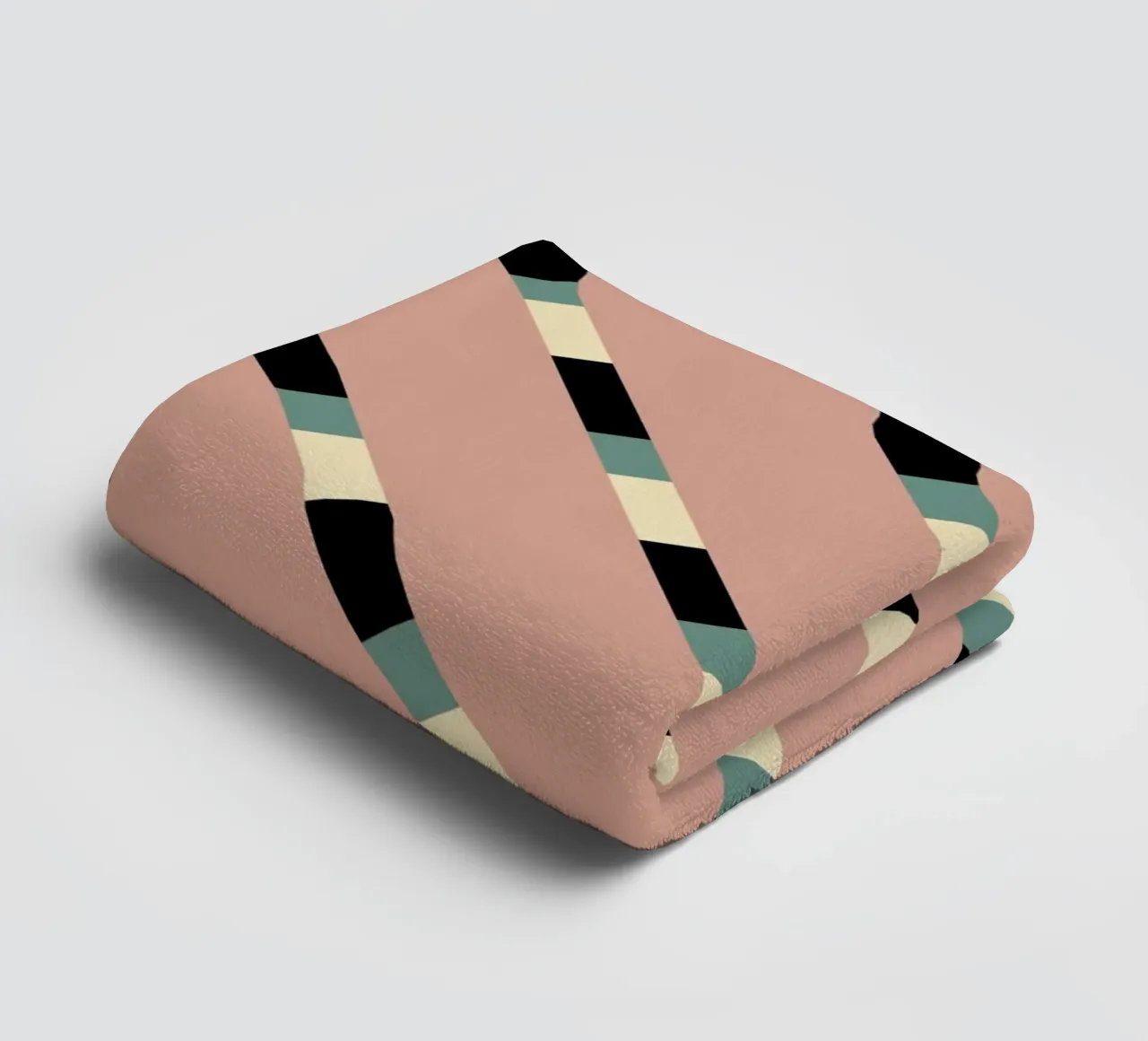 Weaving stripe pattern 10 towel by Little Dean