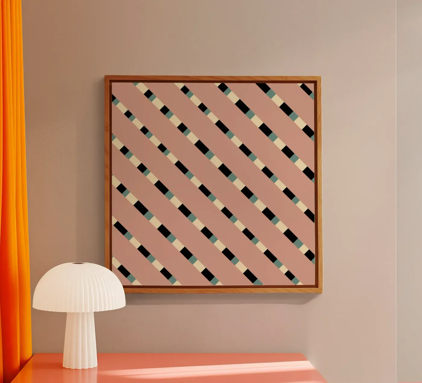Weaving stripe pattern 10 plexiglass da Little Dean