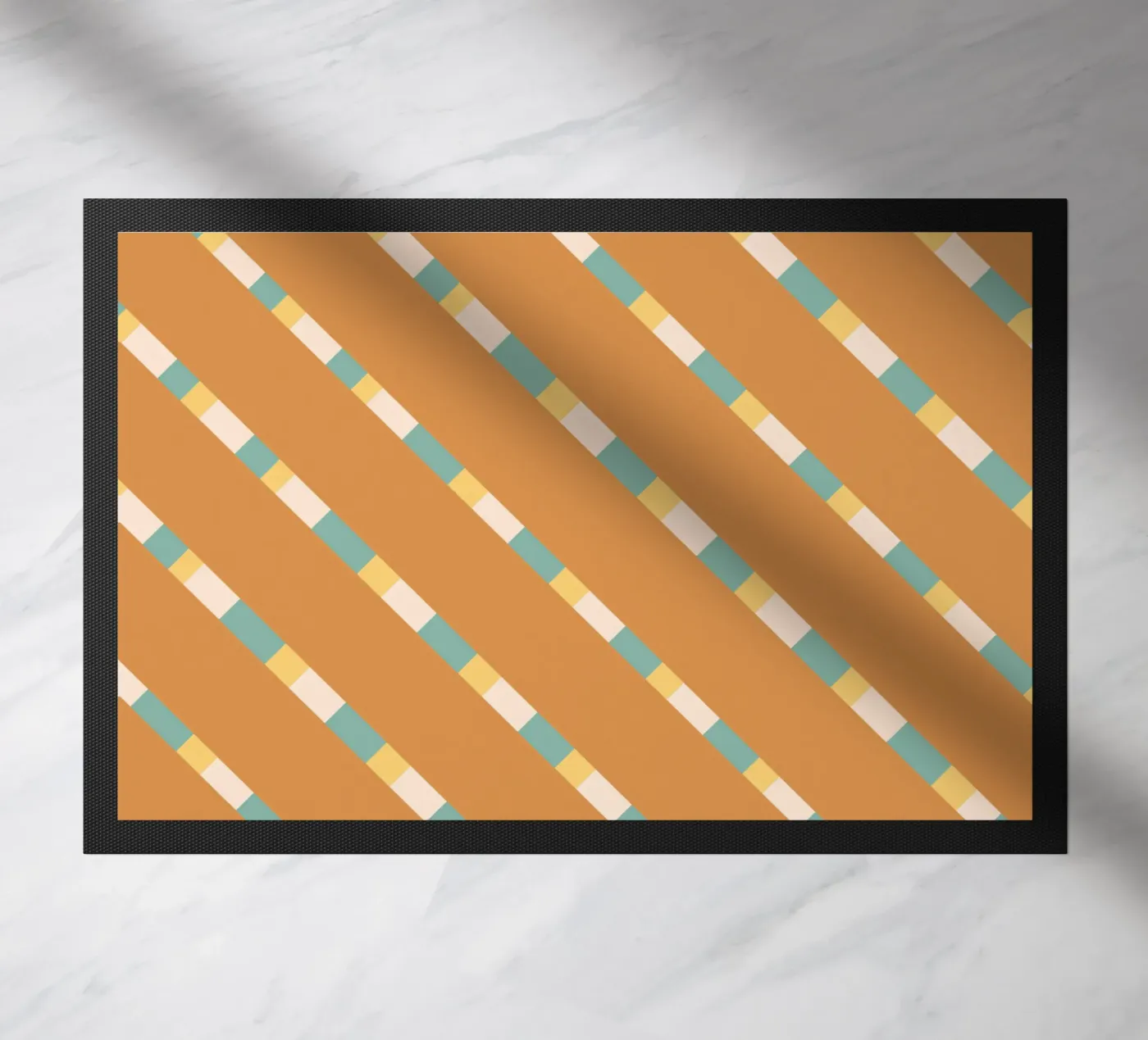 Weaving stripe pattern 11 doormat by Little Dean