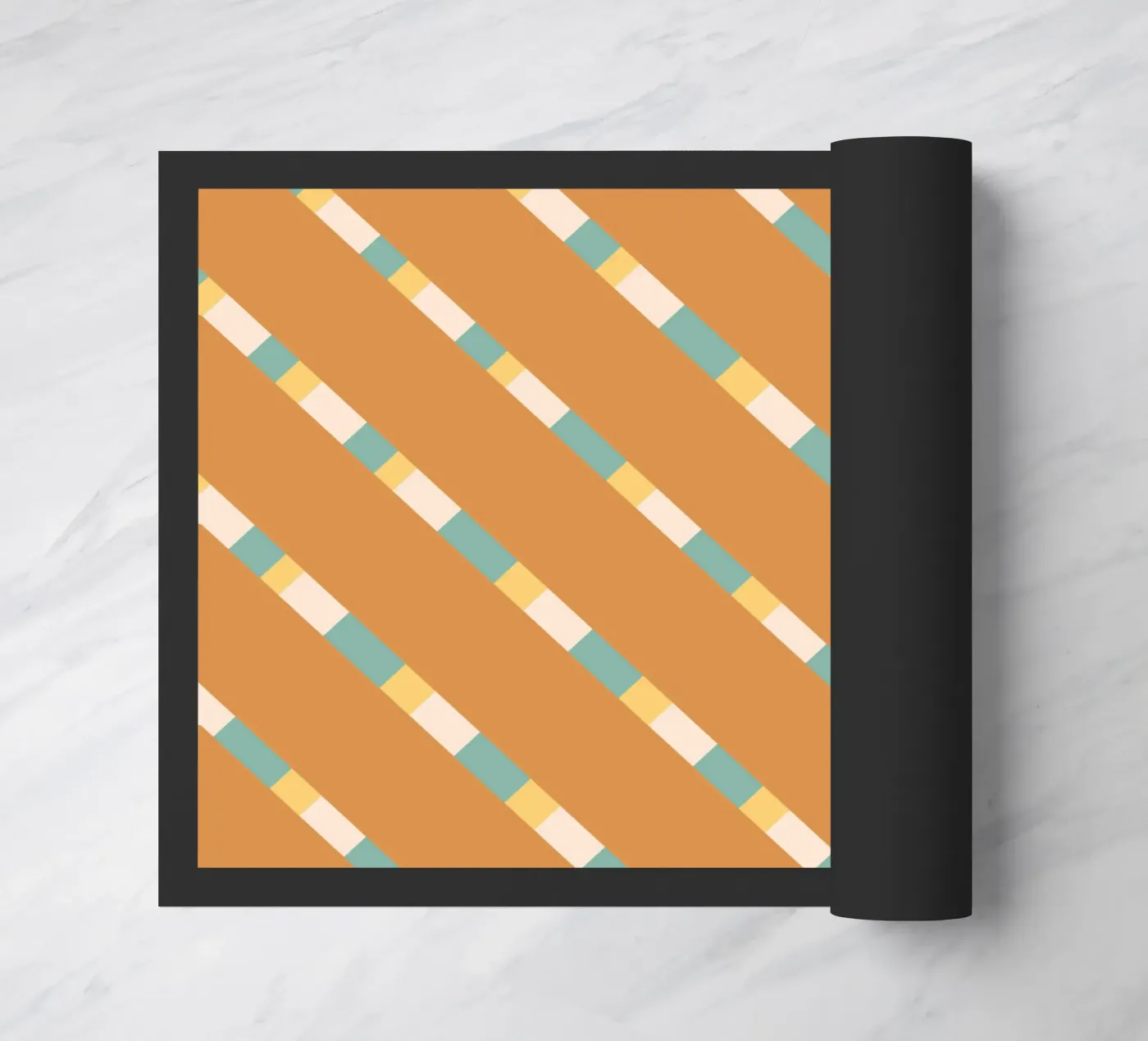 Weaving stripe pattern 11 doormat by Little Dean