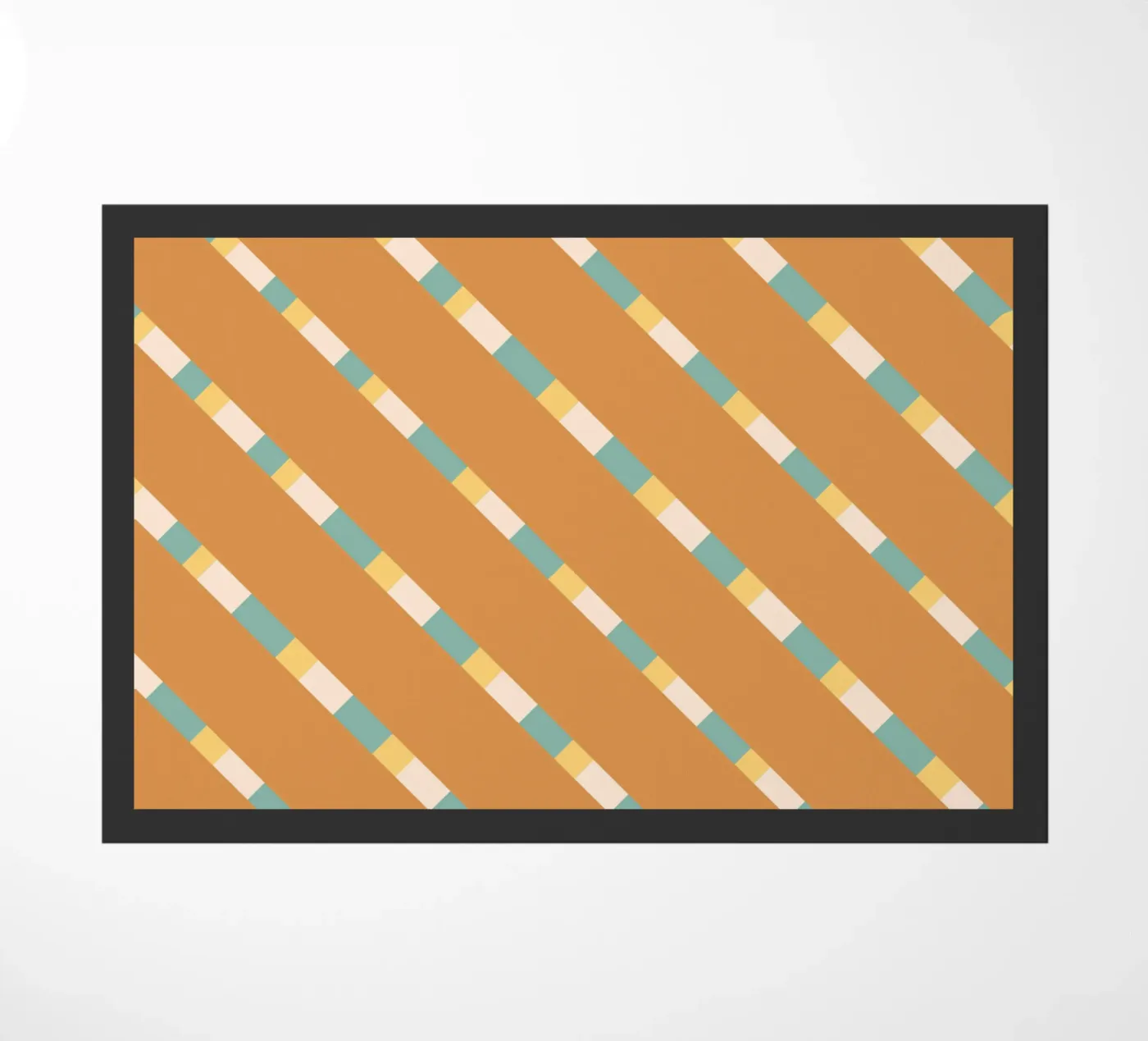 Weaving stripe pattern 11 doormat by Little Dean