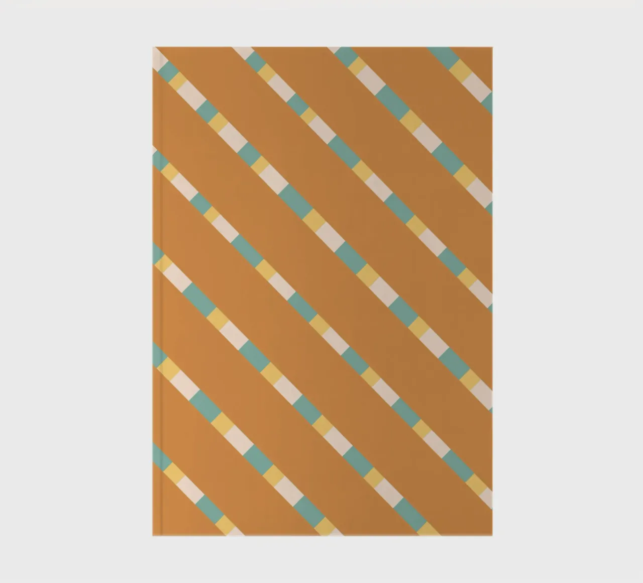 Weaving stripe pattern 11 notebook by Little Dean