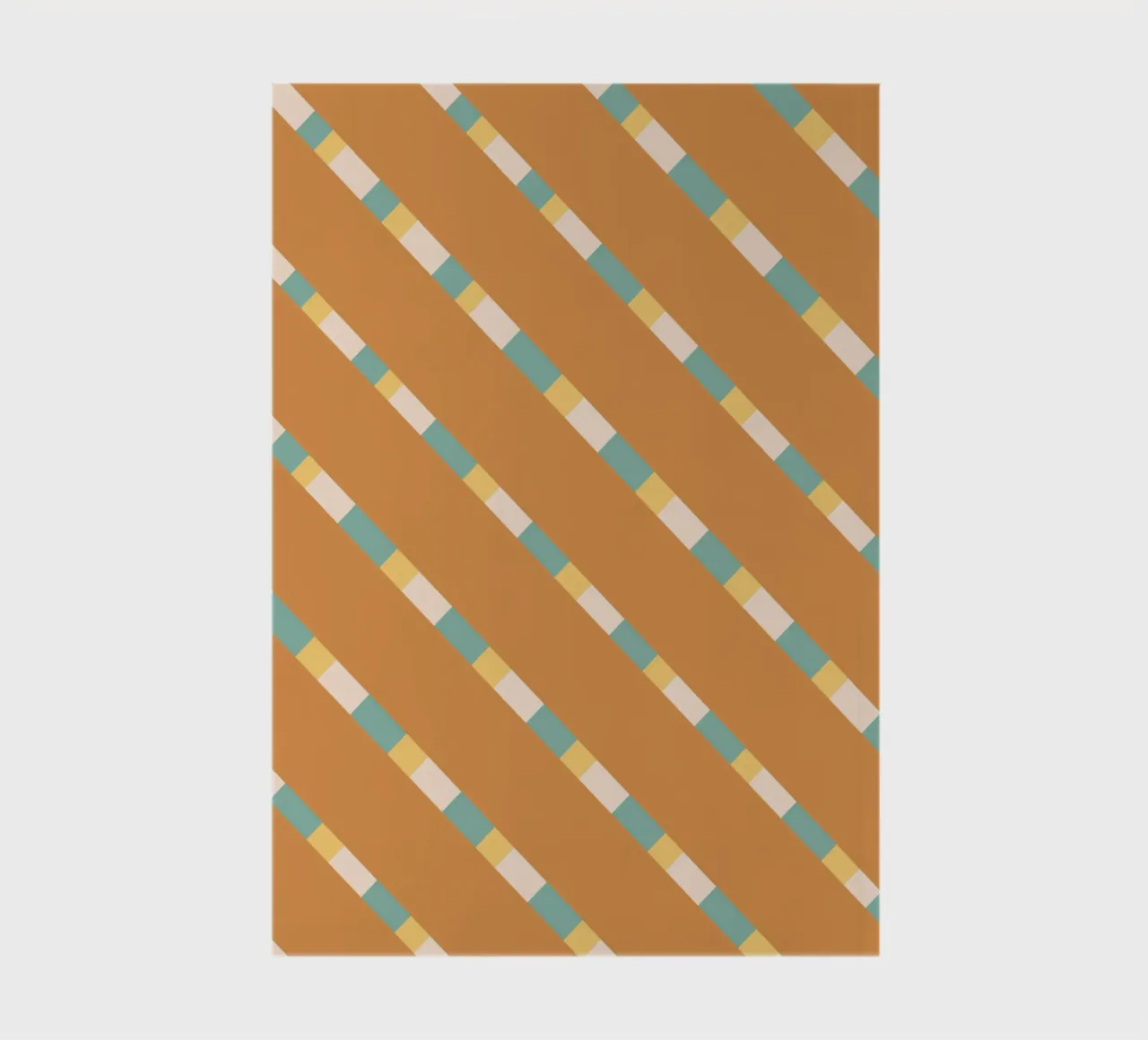 Weaving stripe pattern 11 notebook by Little Dean