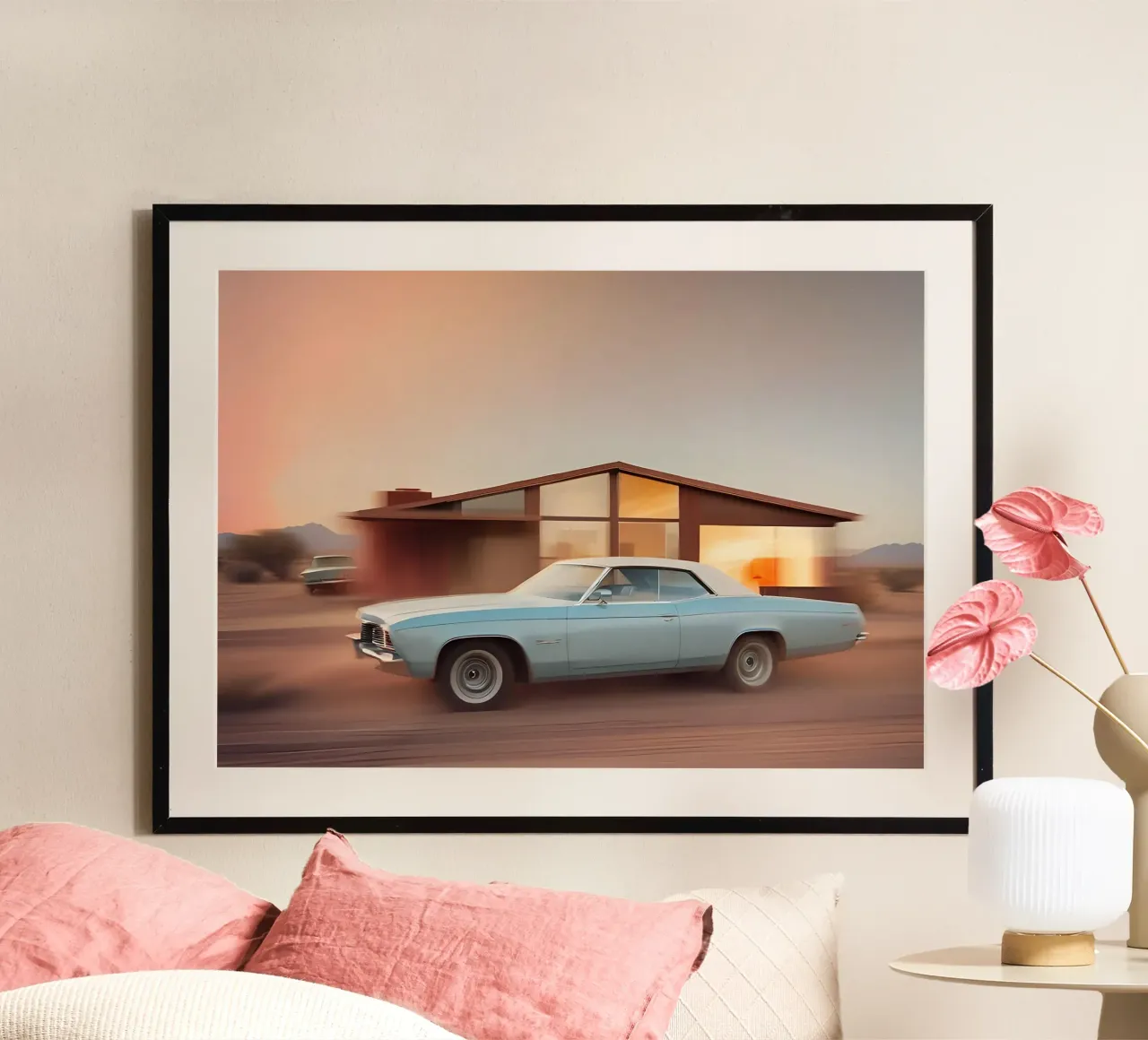 Cali Lover Style poster con telaio in alluminio da ICONICA Art Studio