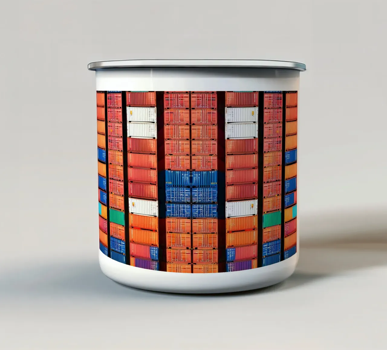 Repetition tazza in smalto da ICONICA Art Studio