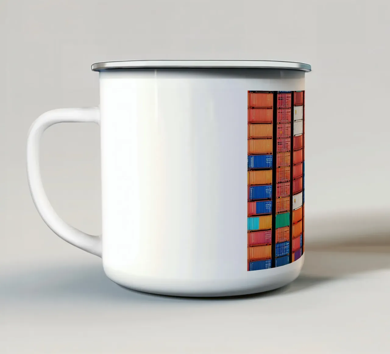 Repetition tazza in smalto da ICONICA Art Studio