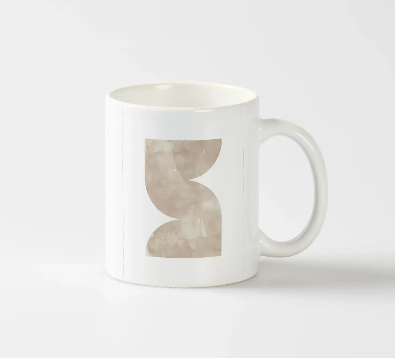 Forme geometriche ad acquerello 2 tazza in ceramica da NouveauPrints