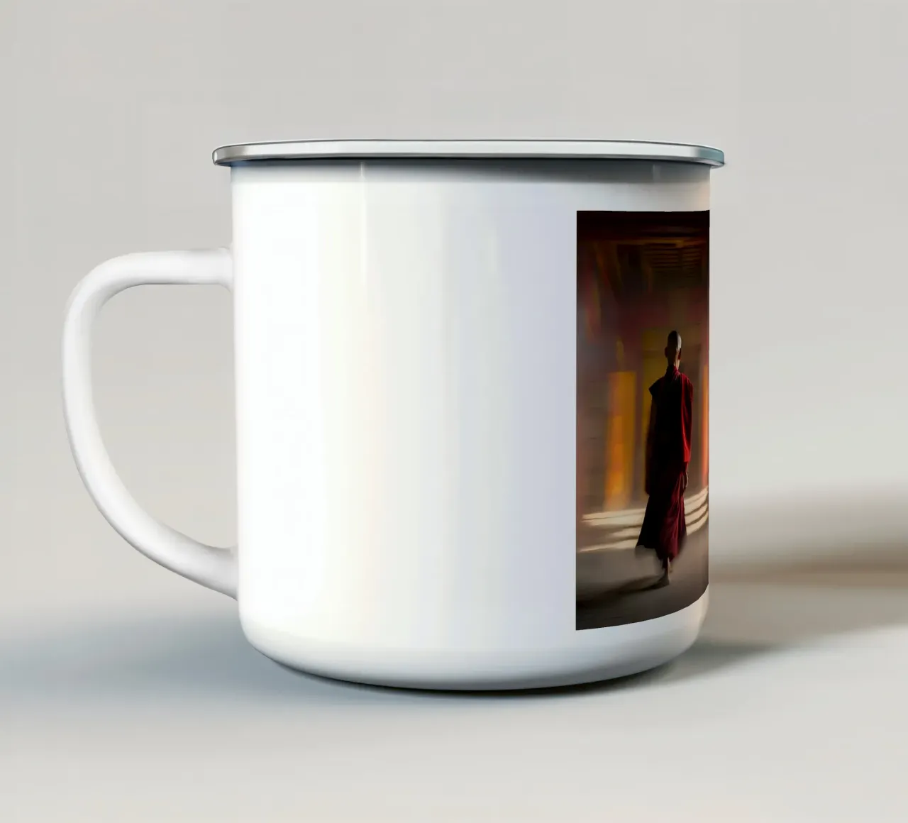 Le Moine tazza in smalto da ICONICA Art Studio