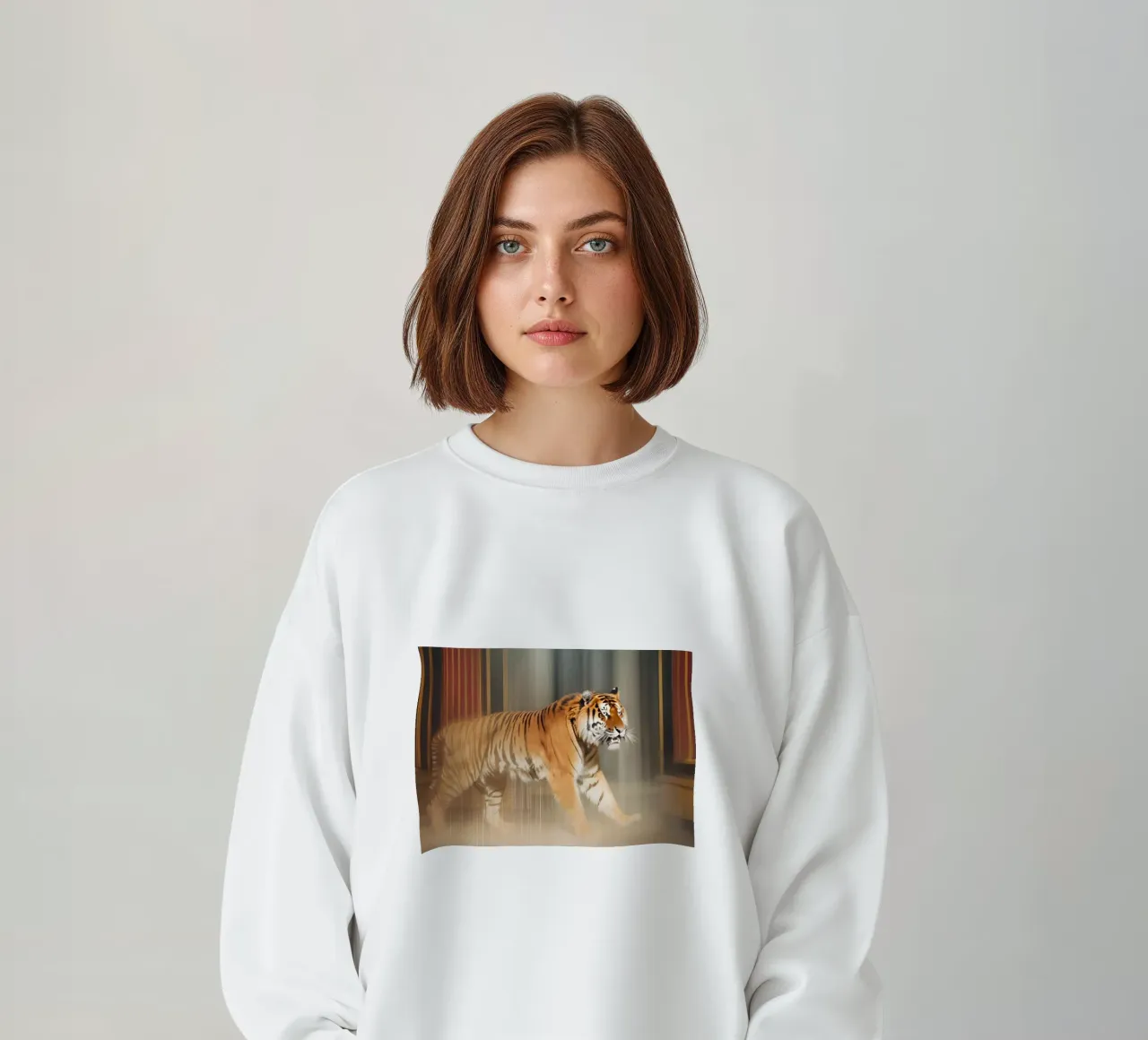 Power Of Tiger felpa da ICONICA Art Studio