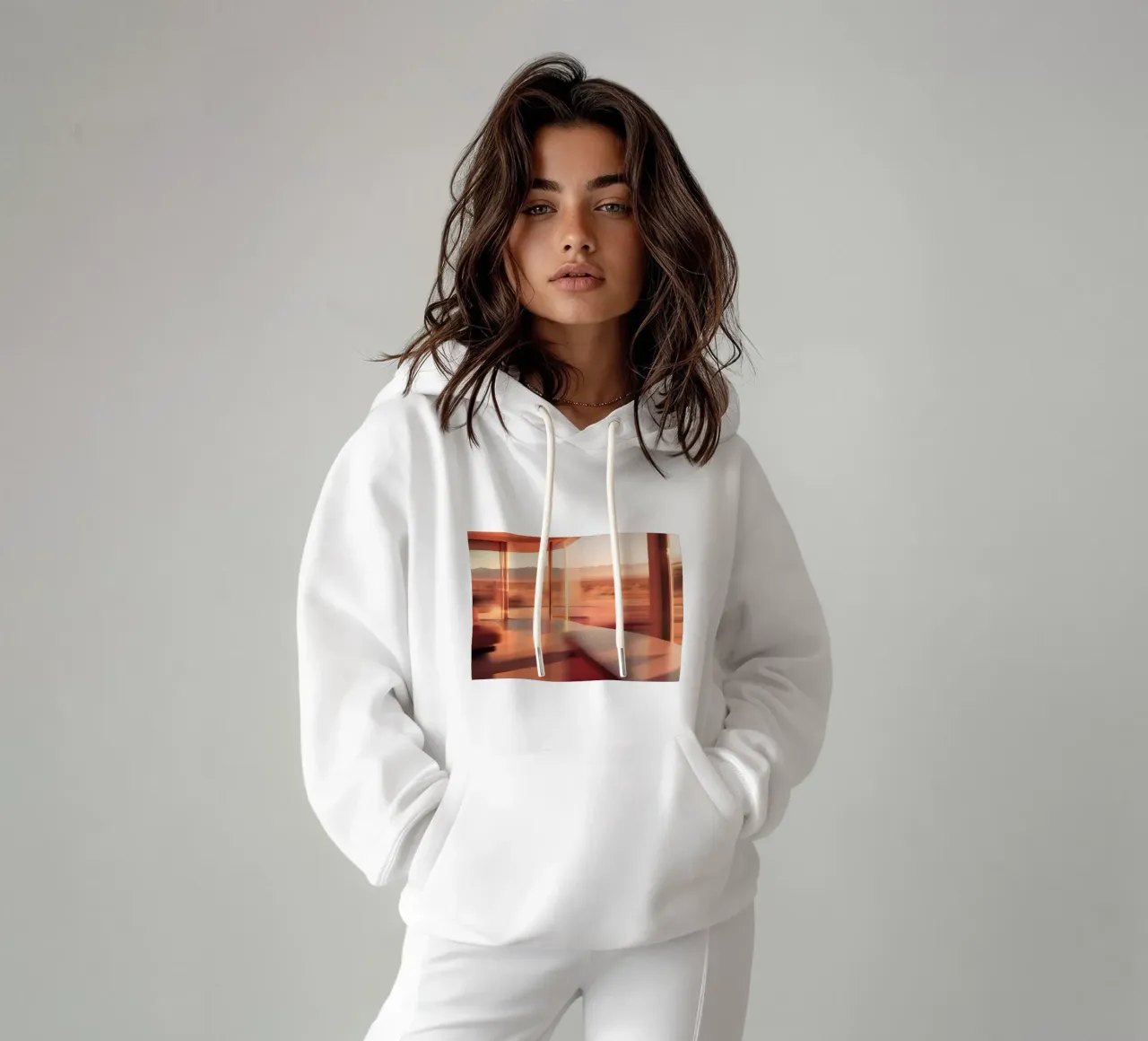 Paix Intérieure felpa con cappuccio da ICONICA Art Studio