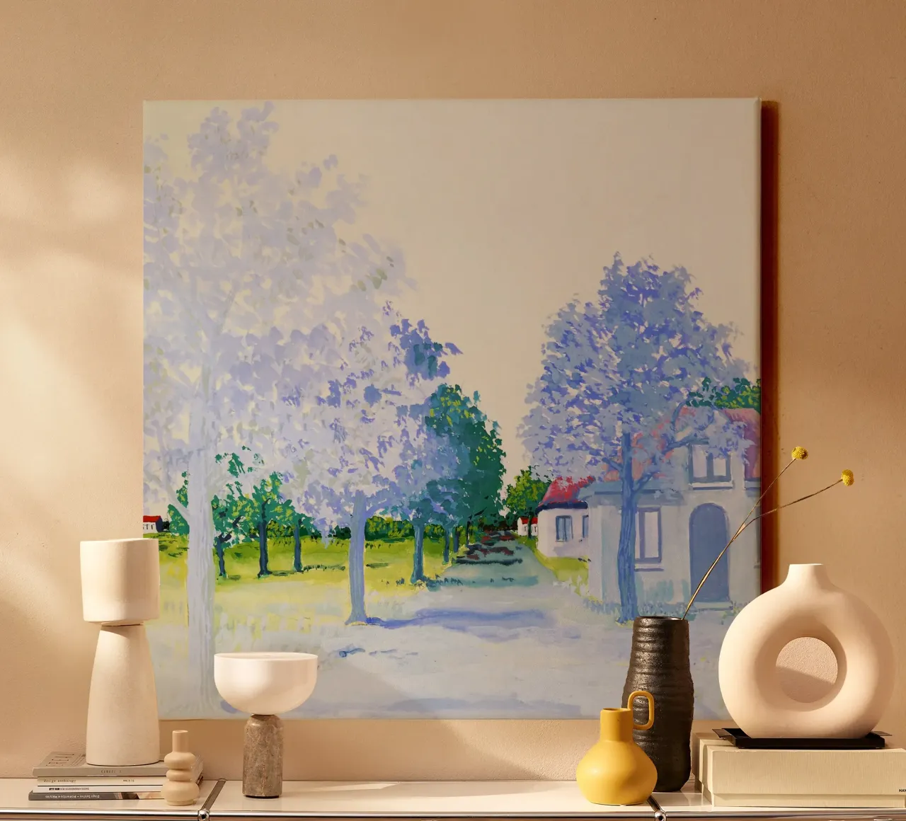 Le Traité du Paysage di René Magritte (1943) tela con Cornice a cassetta da Classic Art Prints