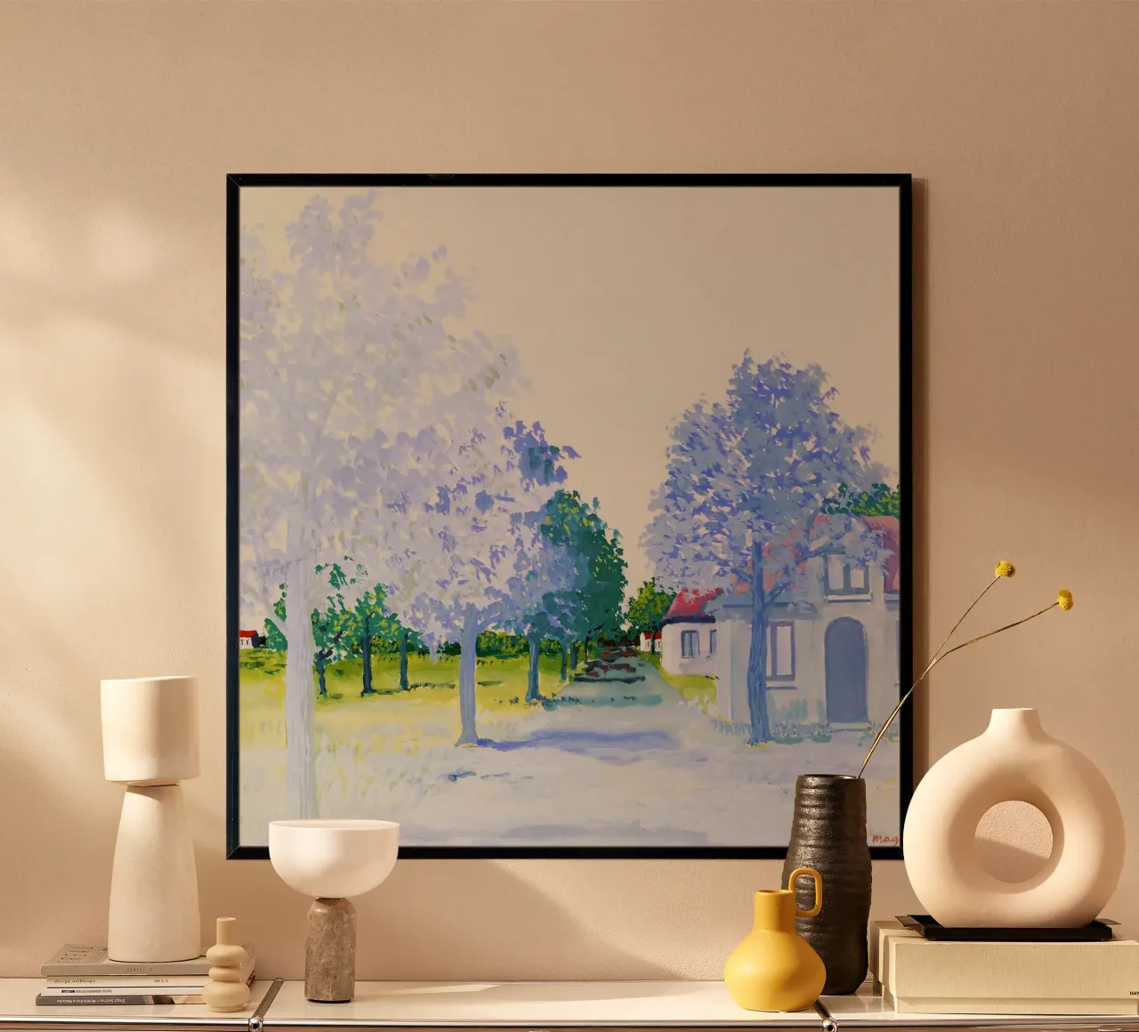 Le Traité du Paysage di René Magritte (1943) poster con telaio in plastica da Classic Art Prints