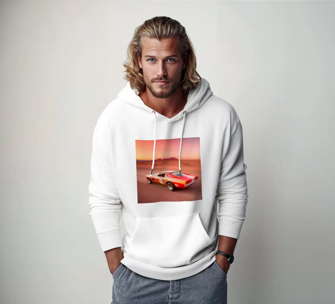 Velocity felpa con cappuccio da ICONICA Art Studio