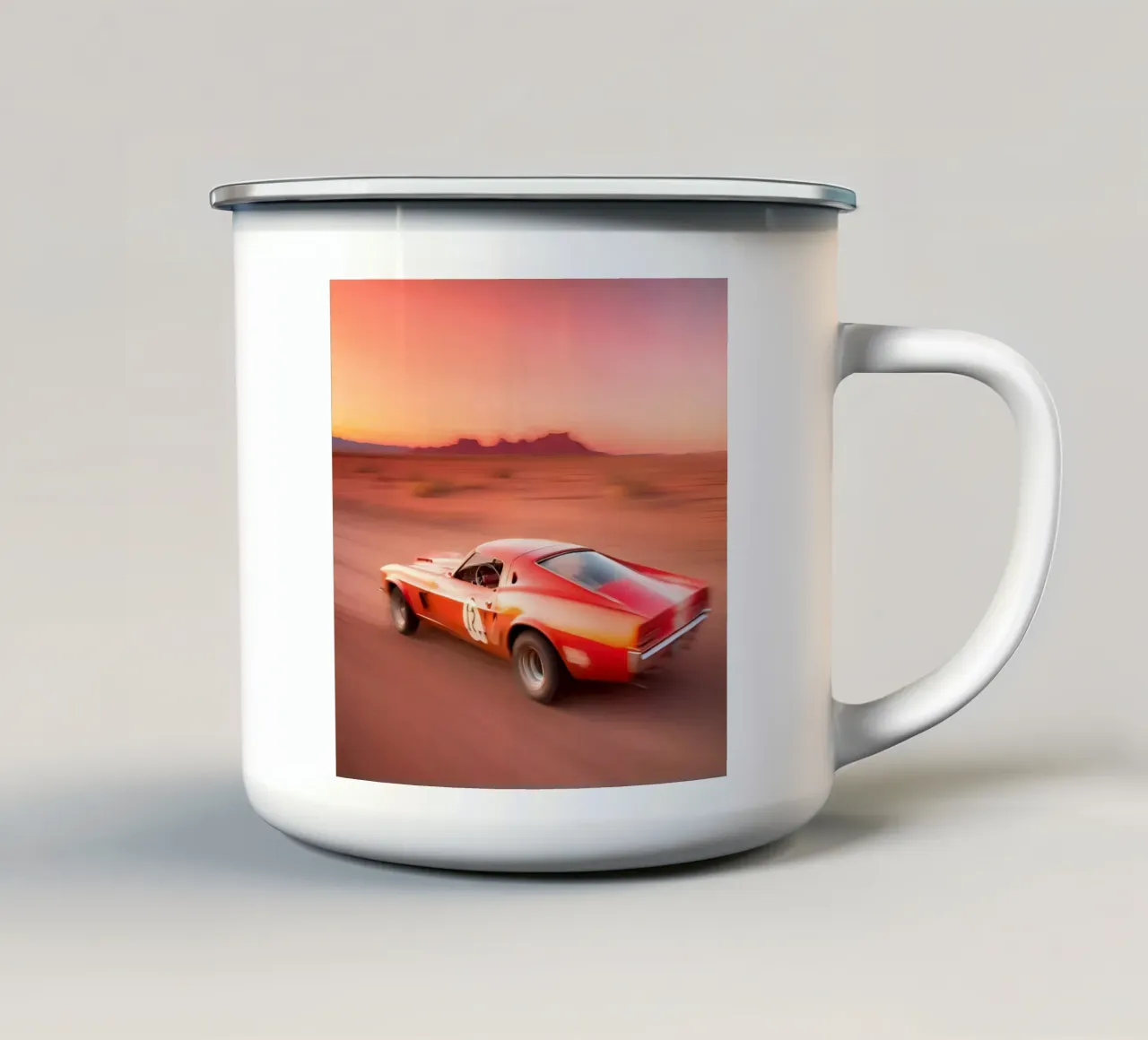 Velocity tazza in smalto da ICONICA Art Studio